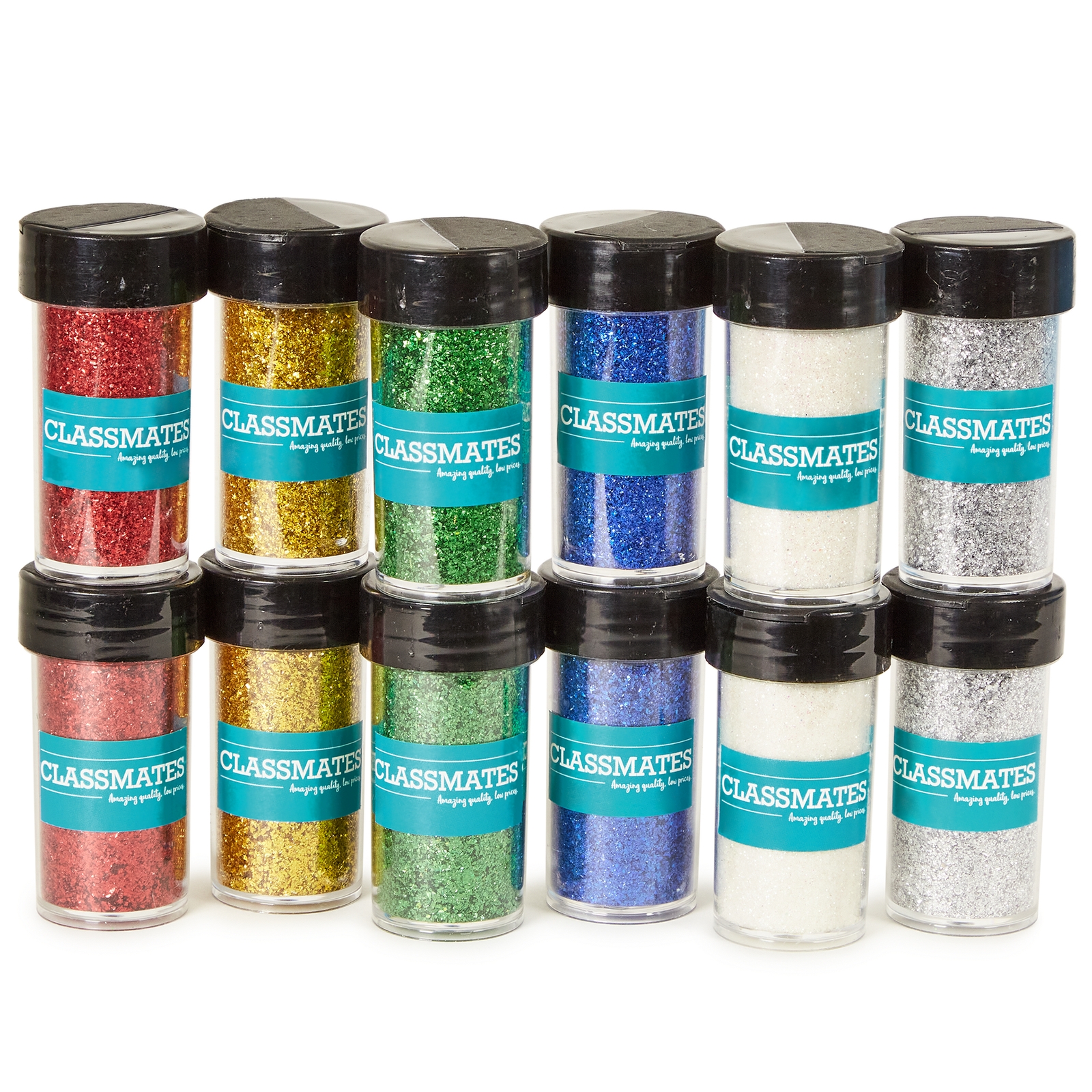 Glitter Shakers Pack of 12
