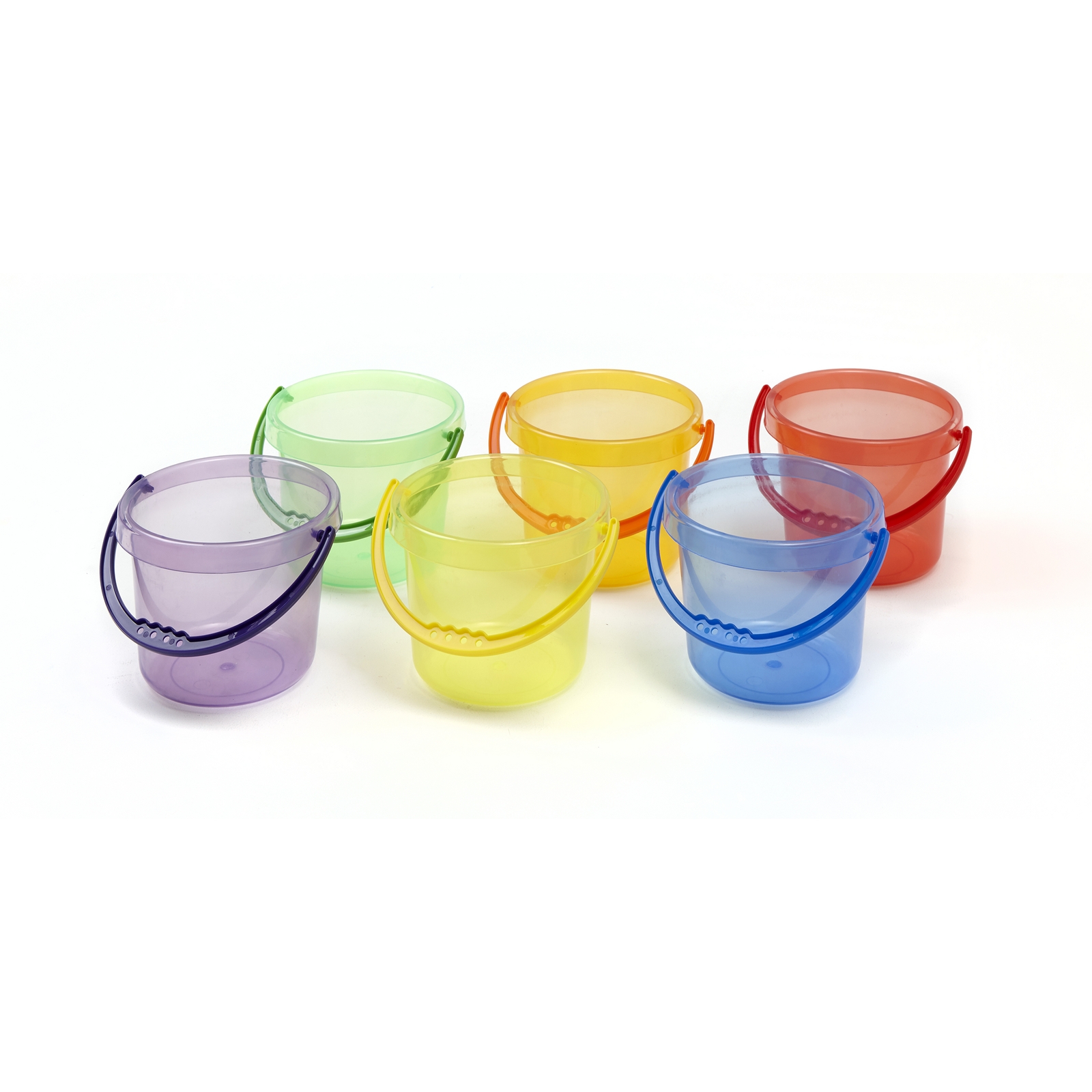 Transparent Coloured Buckets