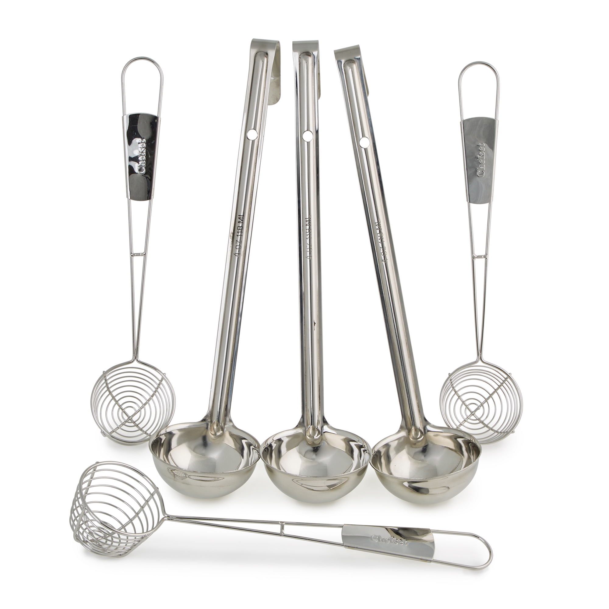 Large Metal Ladles and Sieve Ladles