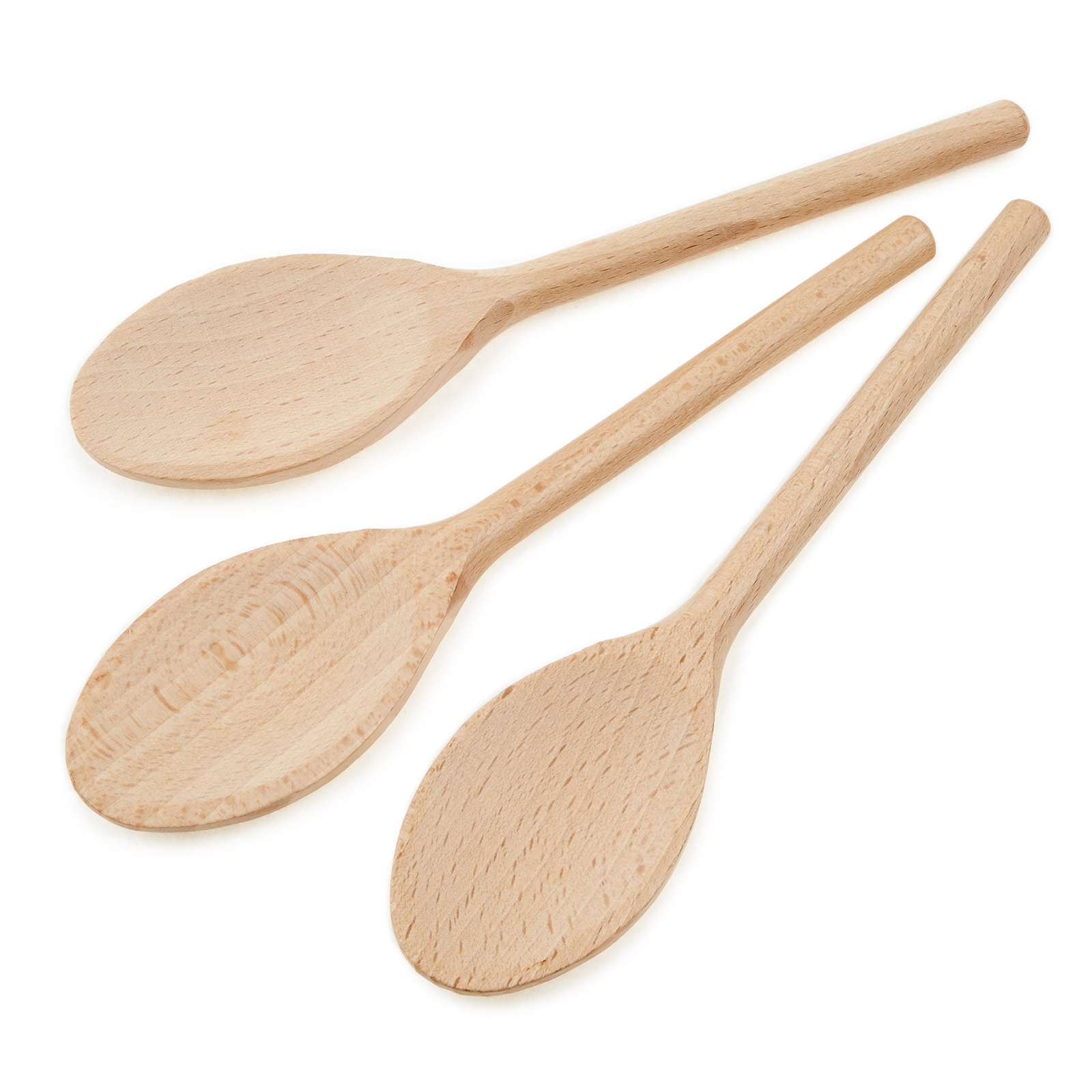 Wooden Spoons - 200mm - Pack of 3