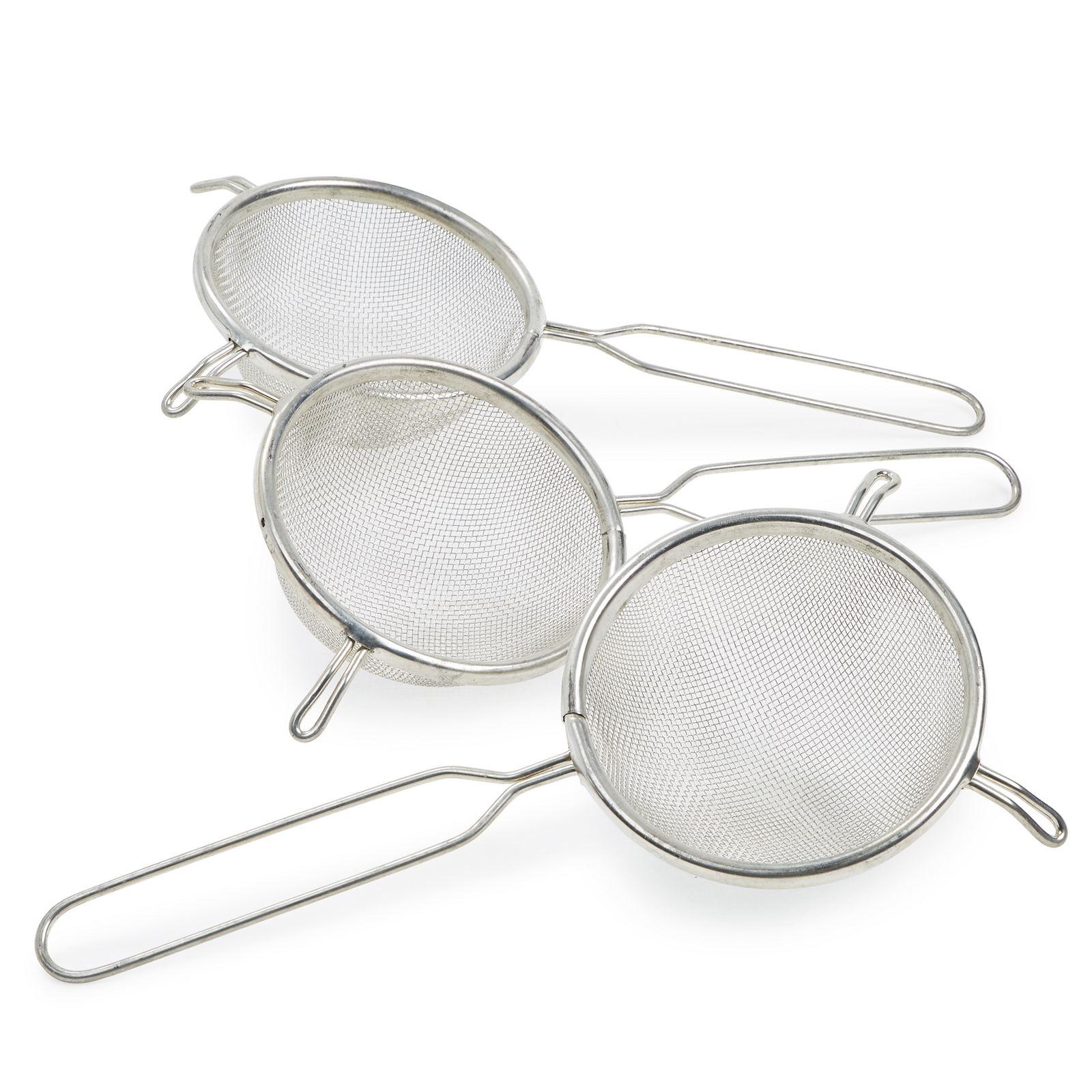 Metal Sieve Set - 150 x 110 x 75mm - Pack of 3