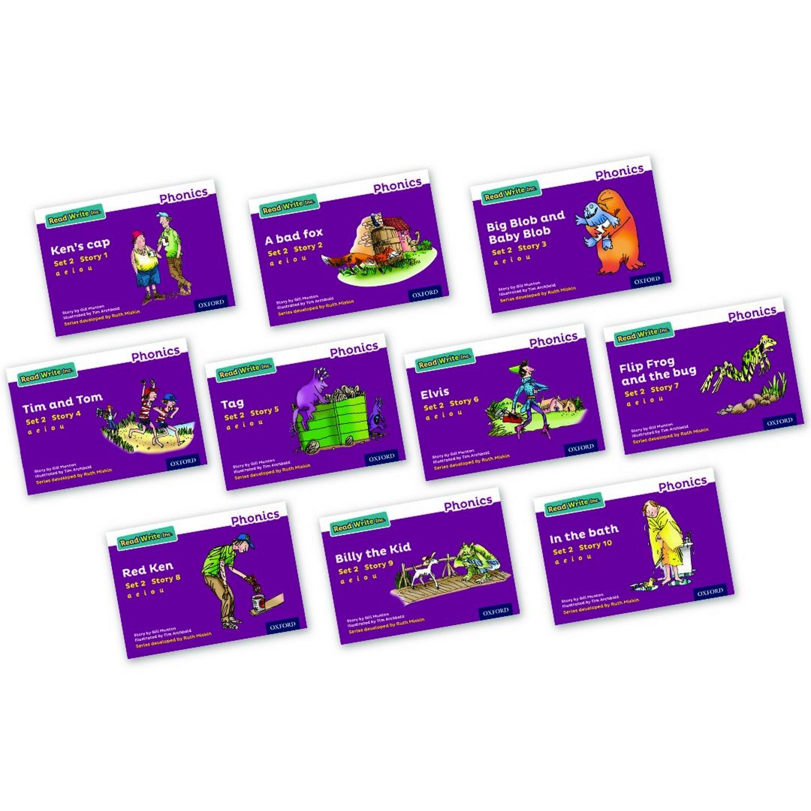 Read, Write, Inc. Phonics: Set 2 Purple Story Books