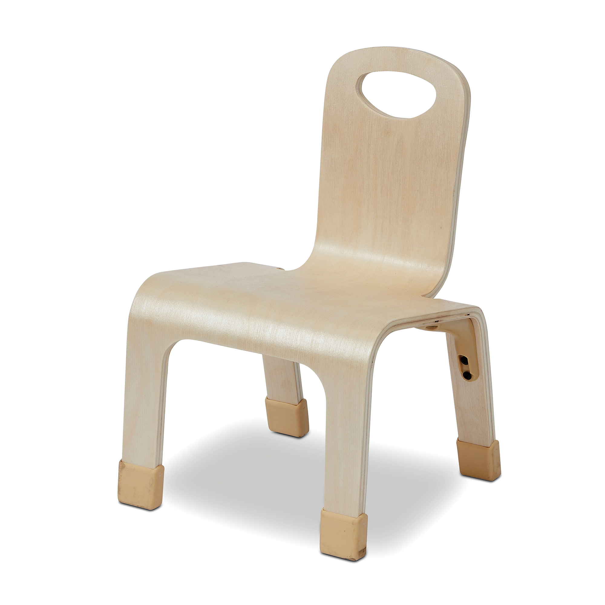 One Piece Wooden Chair Pack 4 26cm