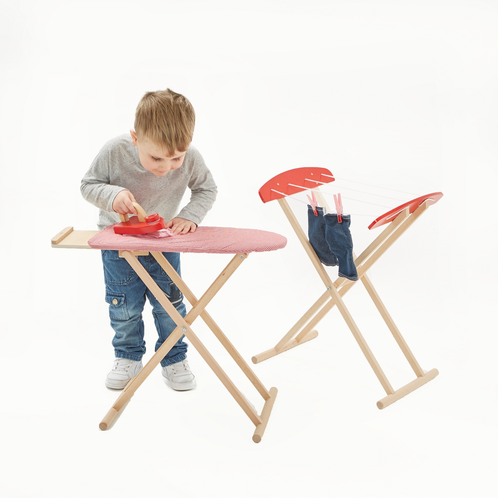 Role Play Wooden Ironing Board and Clothes Horse - Per Special Offer Pack
