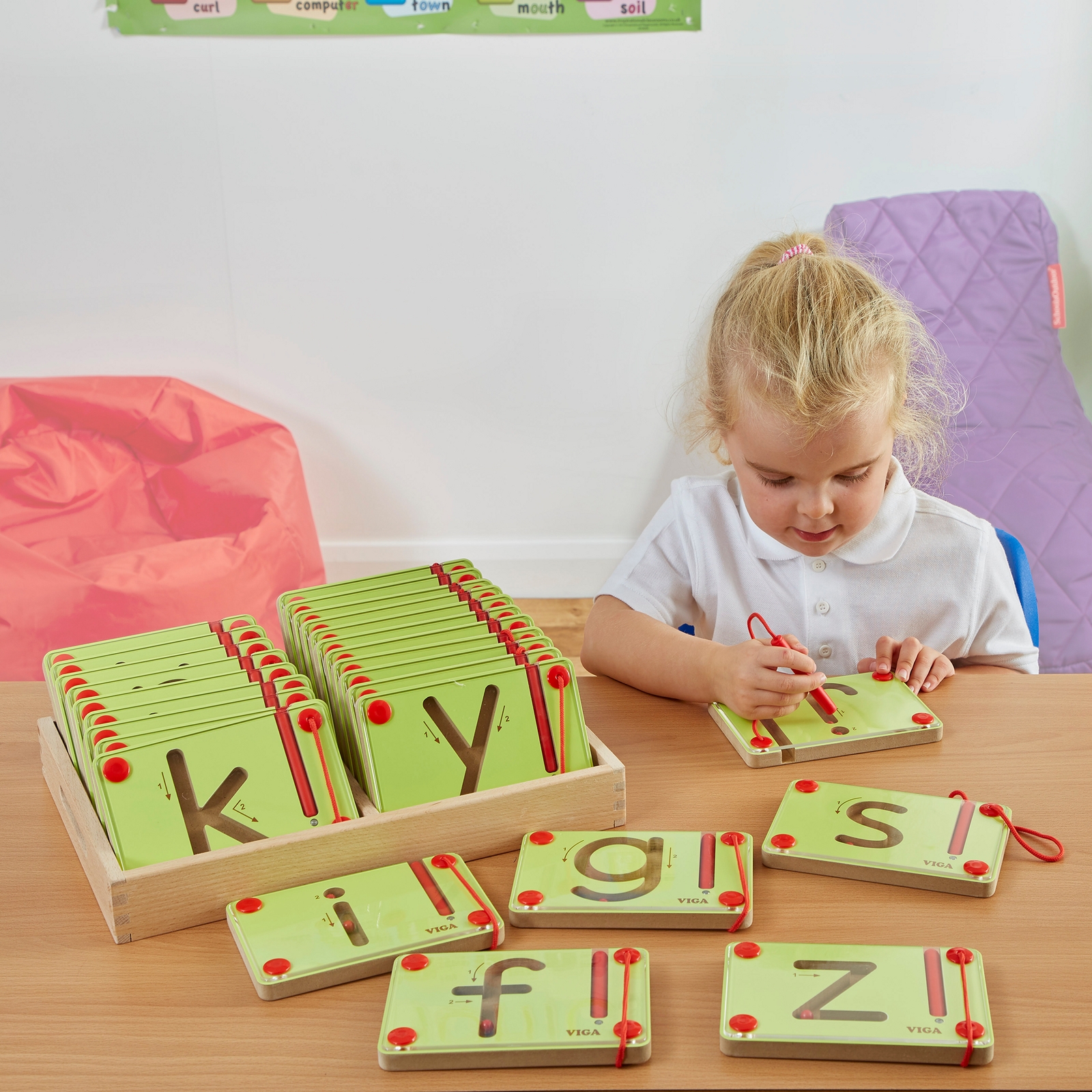 Magnetic Letter Mazes -  Lowercase
