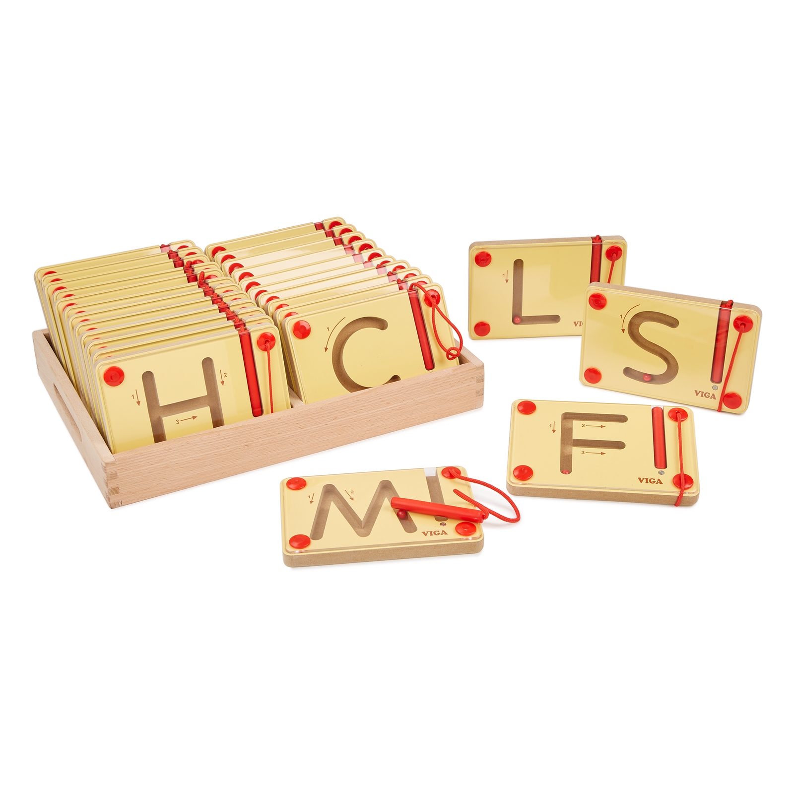 Magnetic Letter Formation Mazes Offer Pack x2