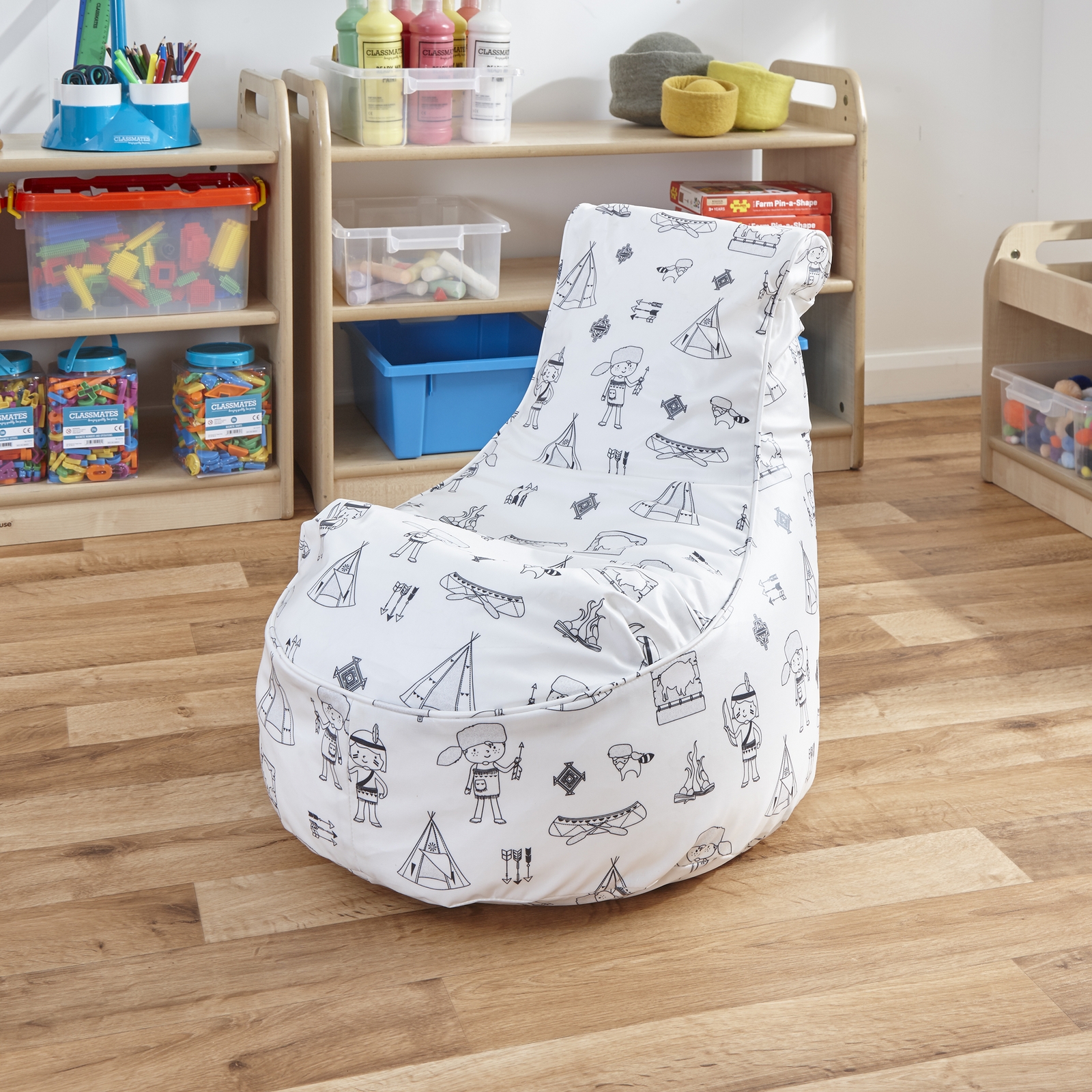 Welcome To My Tribe Wipe Clean Coated Flop Pod