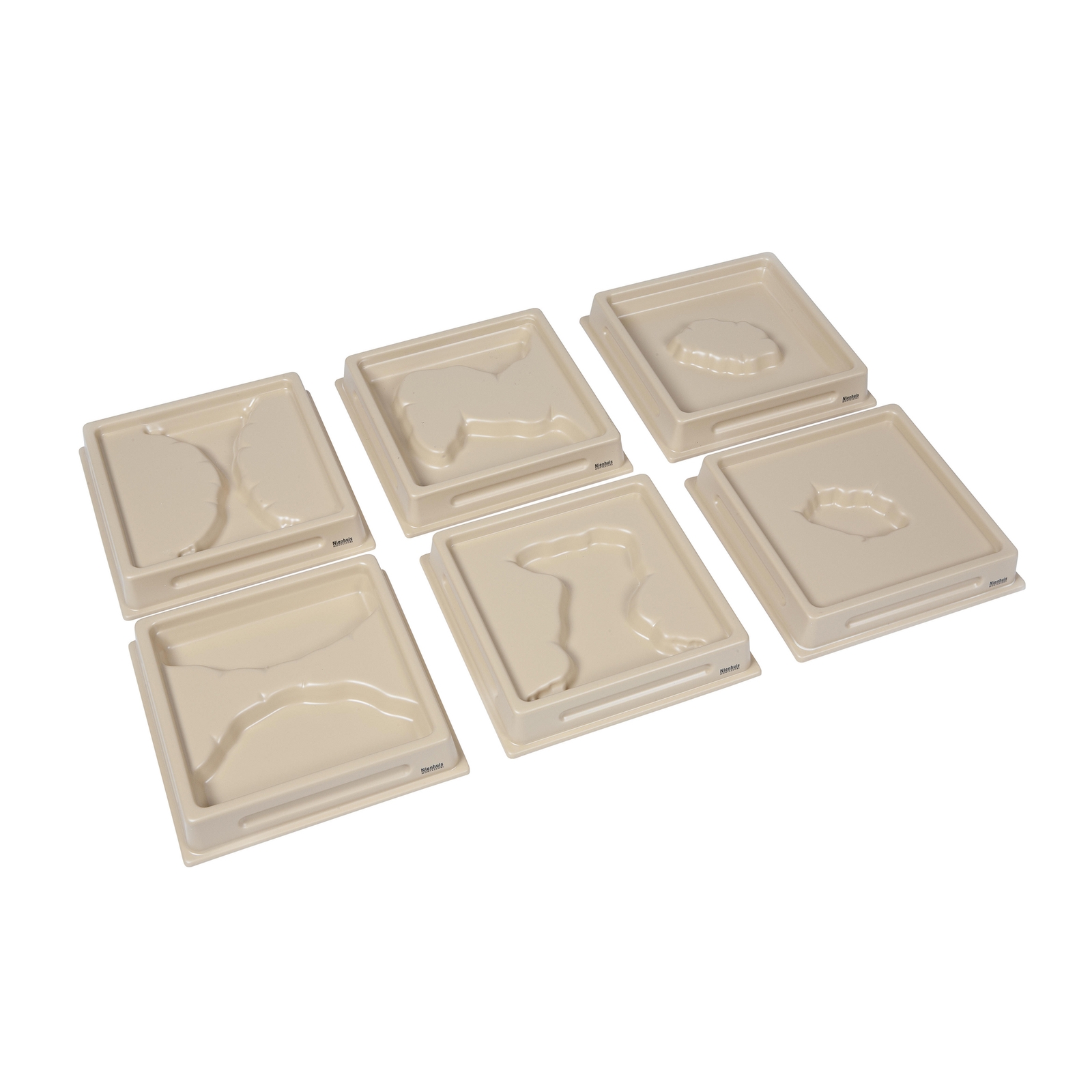 Land And Water Form Trays: Set 1