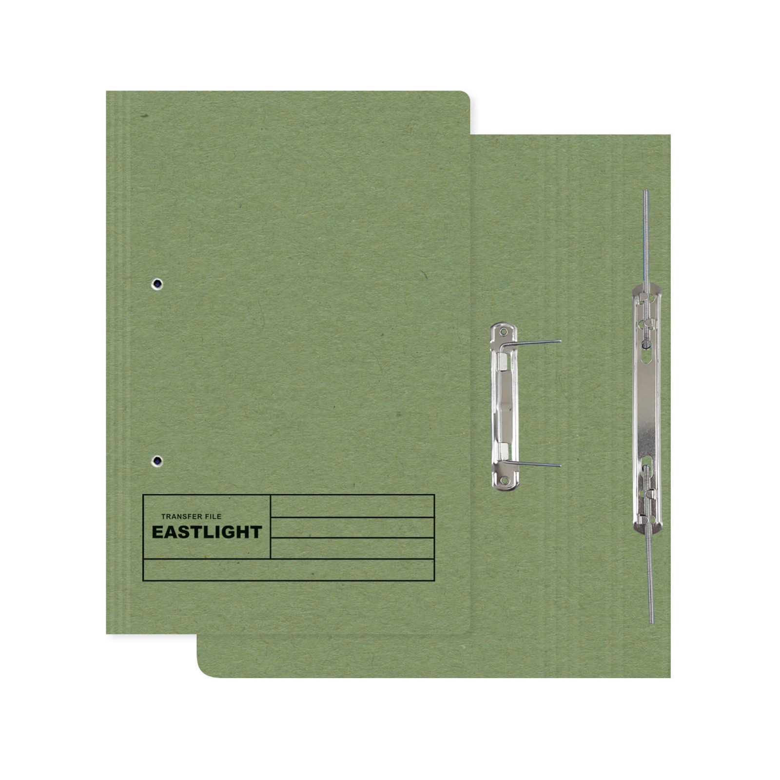 Green Foolscap Transfer Spring Files - Pack of 50