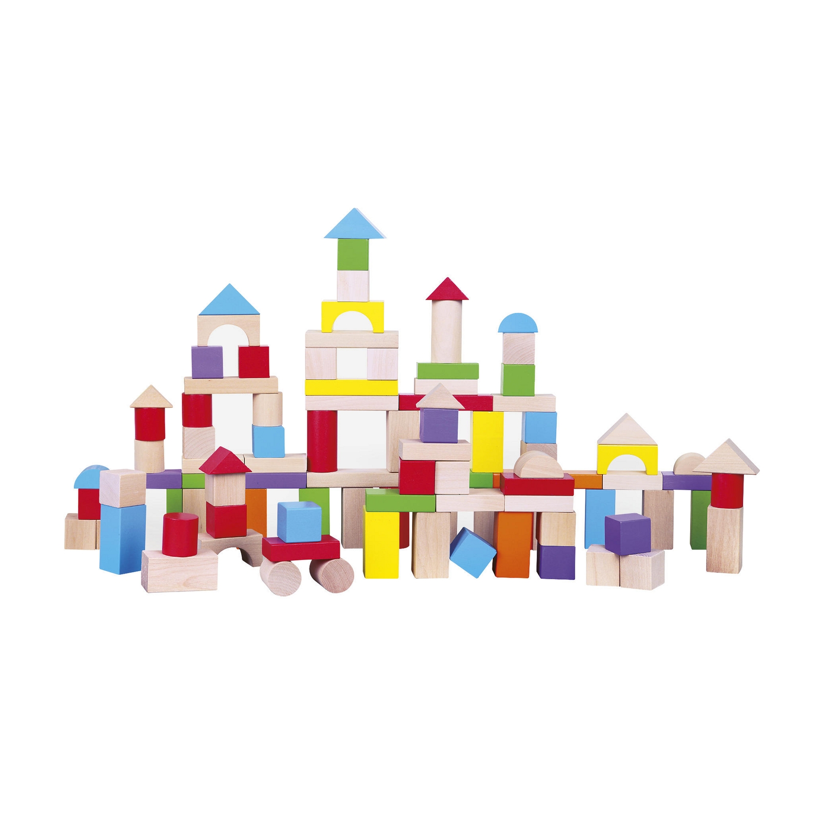 Wooden Blocks Set 100 Piece