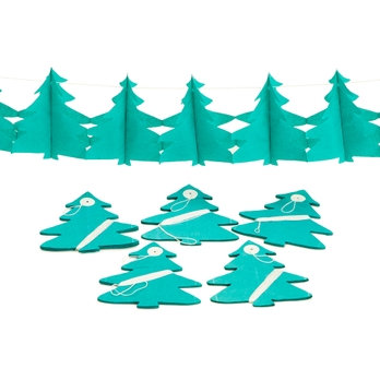 Paper Tree Garland Pack Of 6 Atoz Supplies