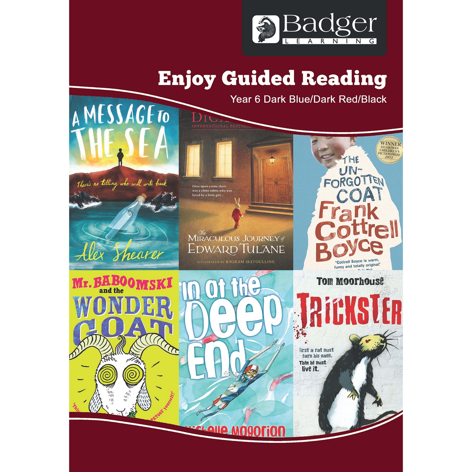 Guided Reading Pack Dark Blue, Dark Red and Black