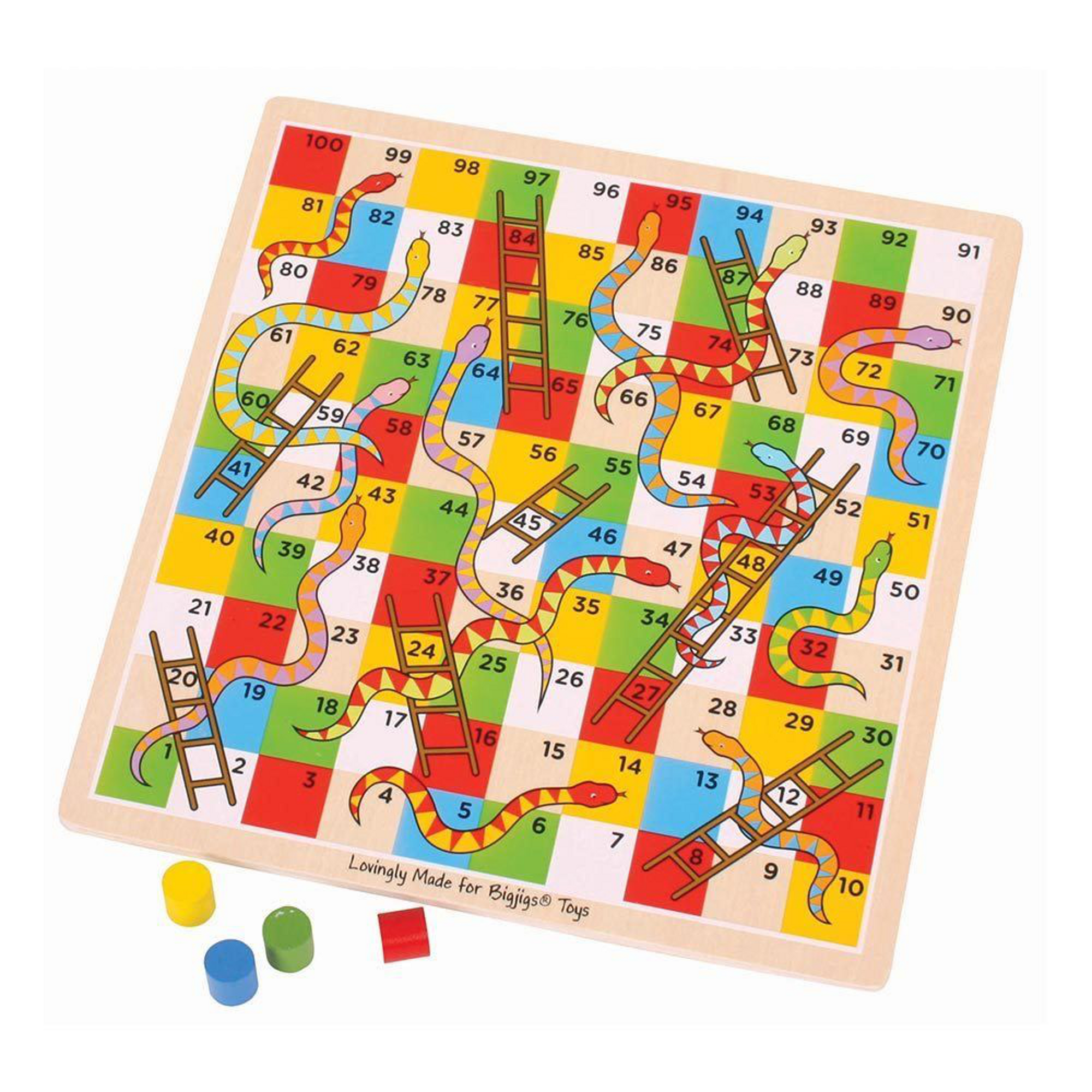 wooden snakes and ladders