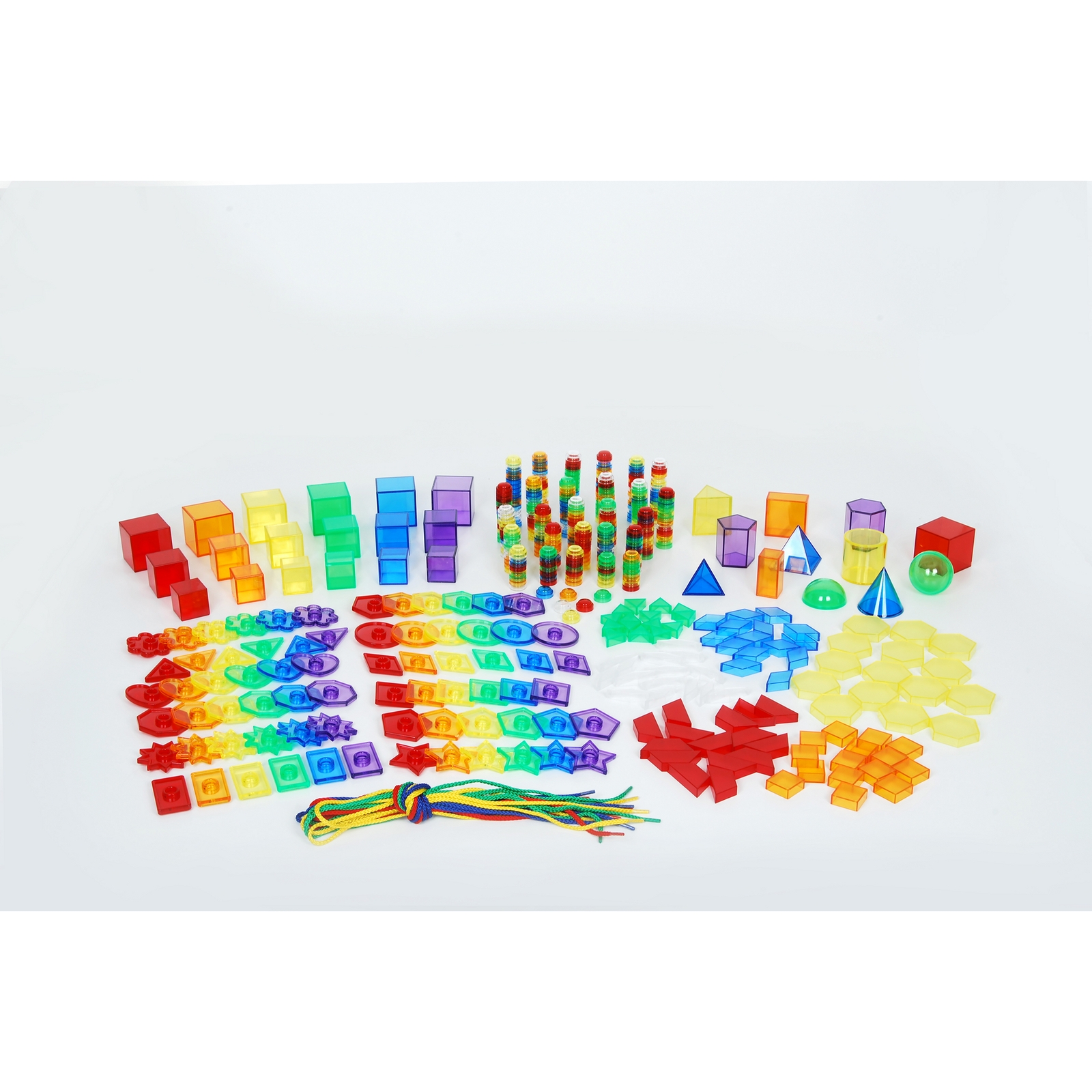 Commotion Early Years Transparent Maths Resources - Assorted - Class Pack of 504