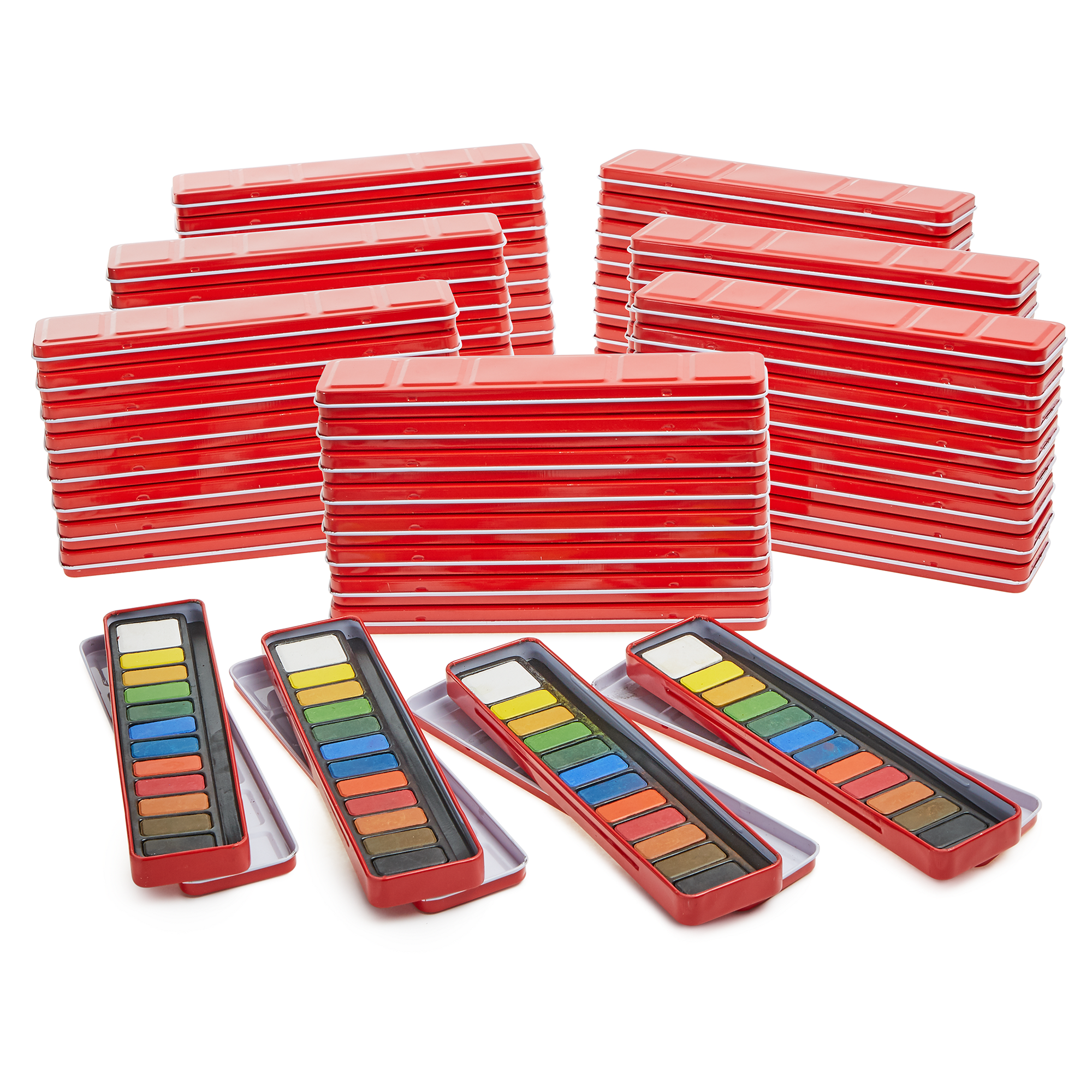 HE1817627 - Classmates 12 Colour Watercolour Pan Set - Pack 60 | Findel ...