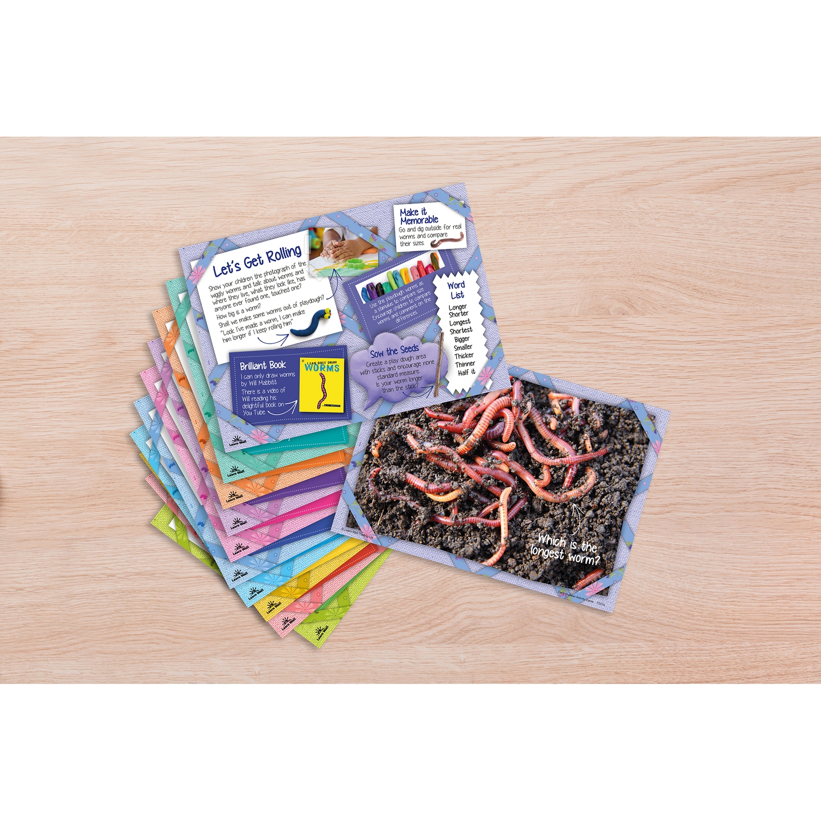 Maths Language Activity Cards - Think Big, Talk Small