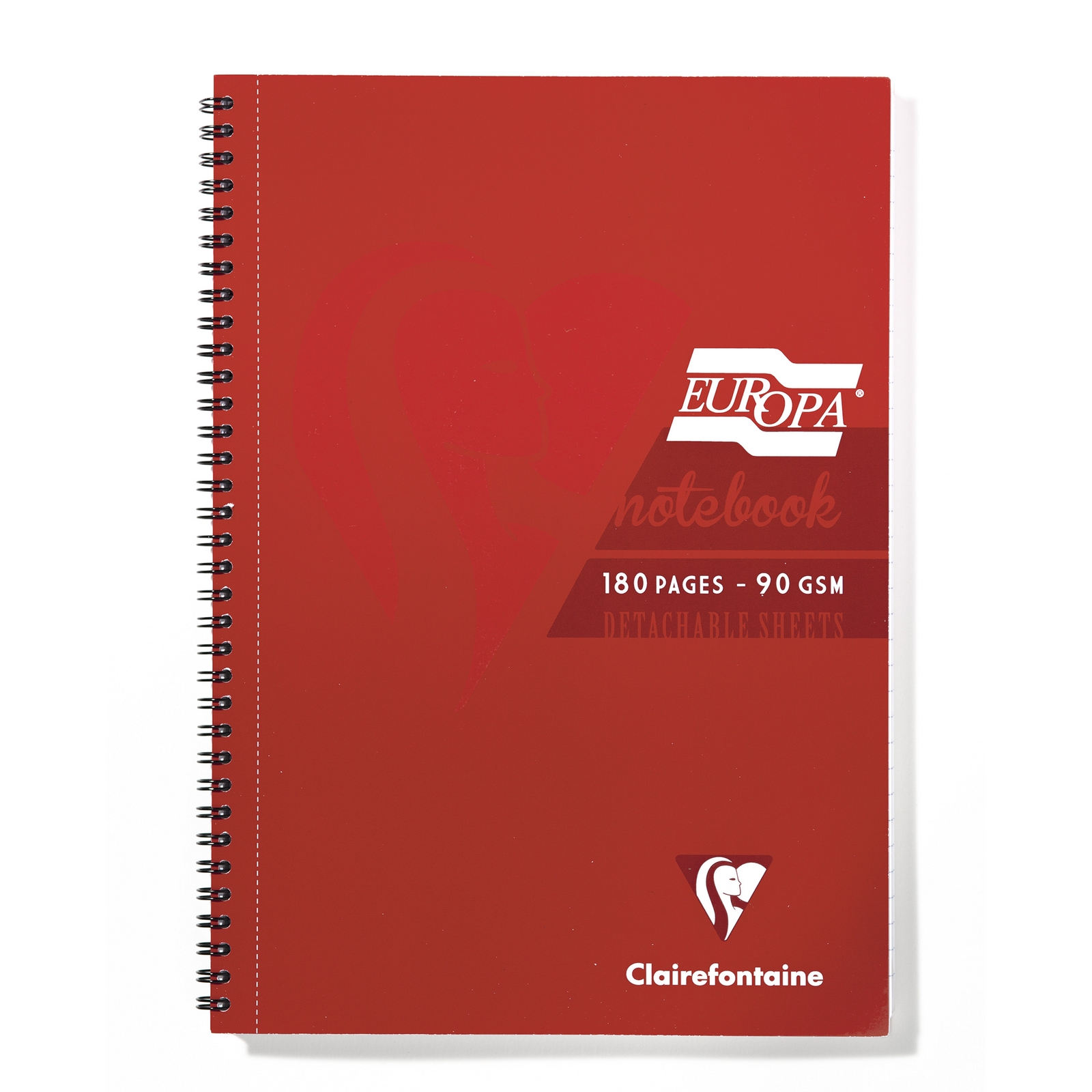 Clairefontaine A4 Red Europa Notebooks - A4 - Pack of 5