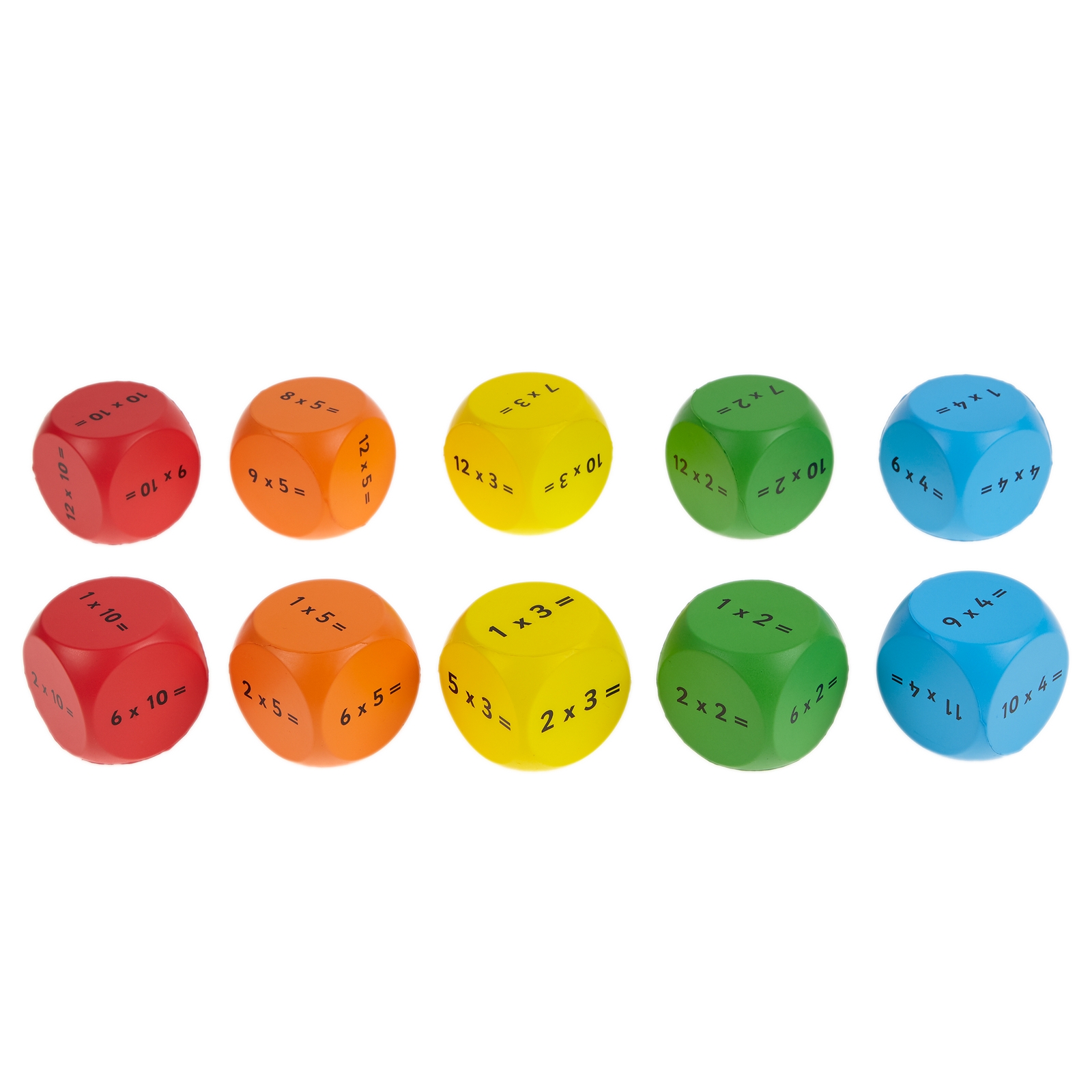 Times Tables Cubes Set 1- 2,3,4,5,10