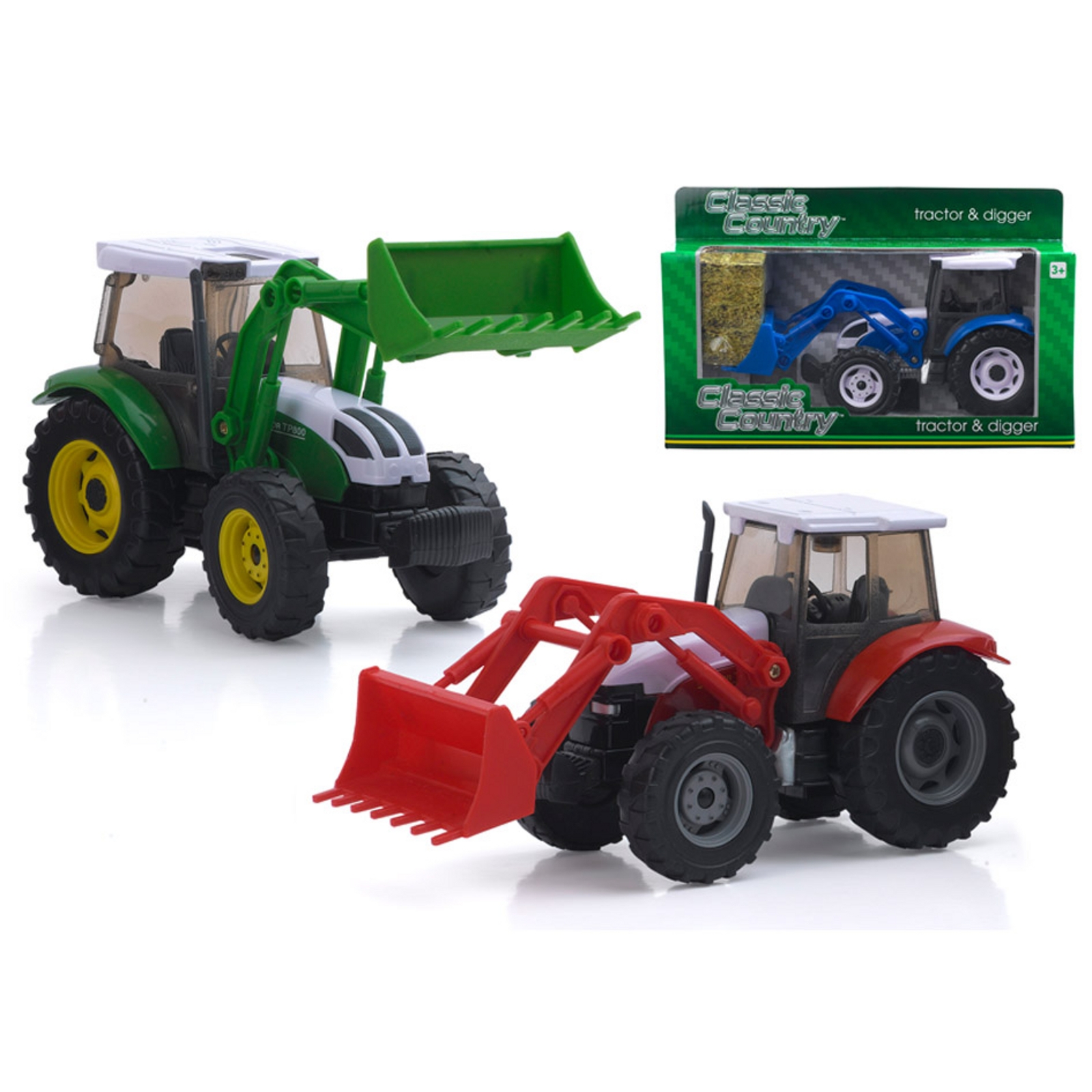 Large Farm Vehicles - Pack of 3