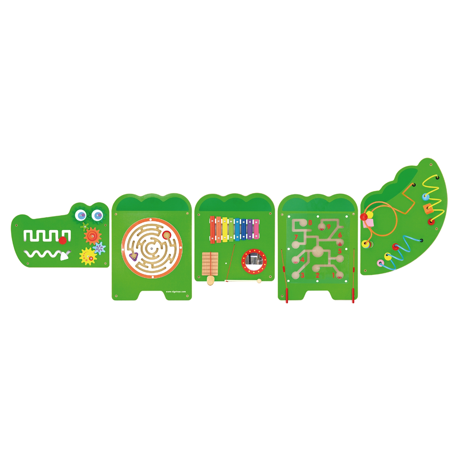 VIGA Crocodile Wall Activity Toy - 174.5cm - Each