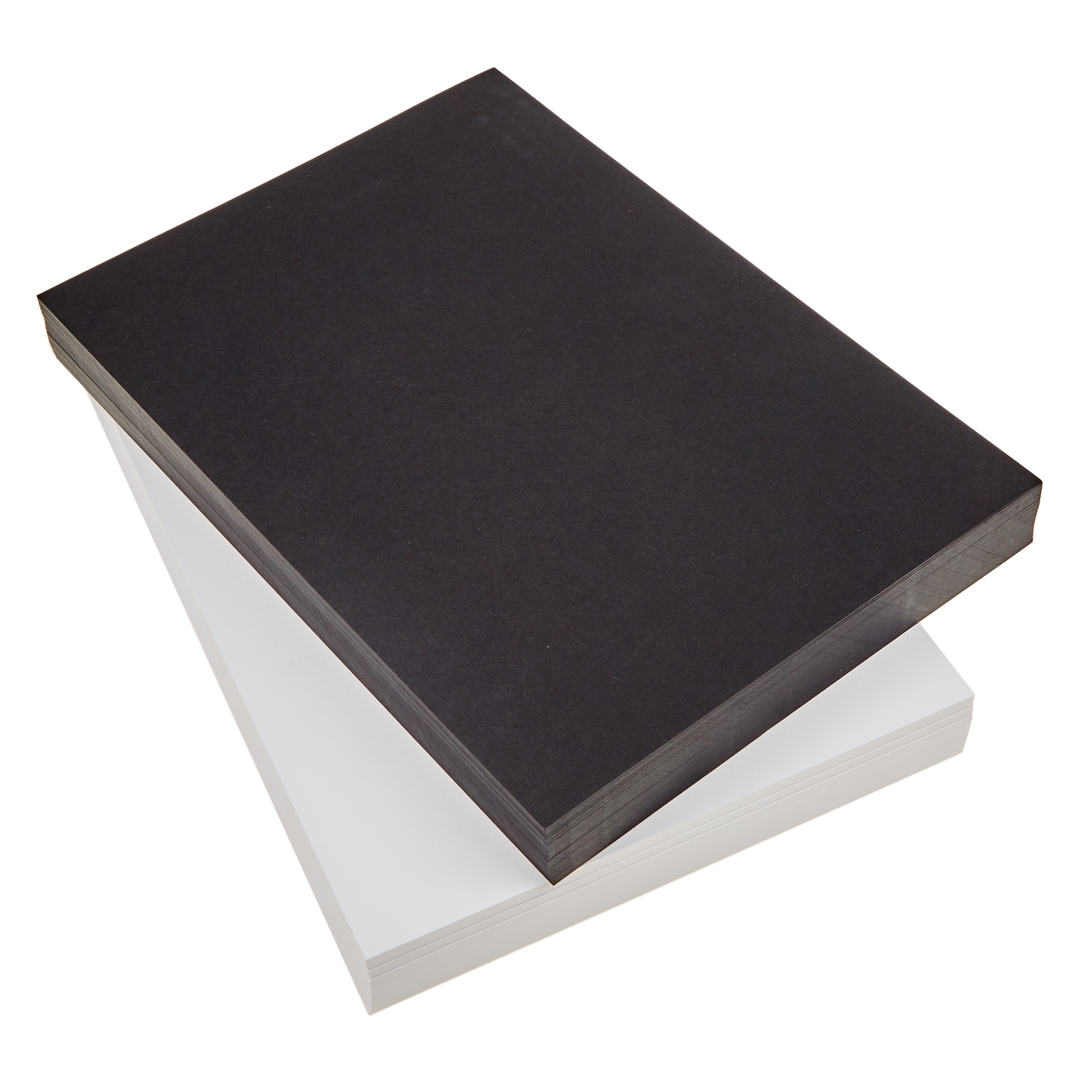 A4/297 x 210mm Black & White Card - 280micron - Pack of 200 (2 x 100)