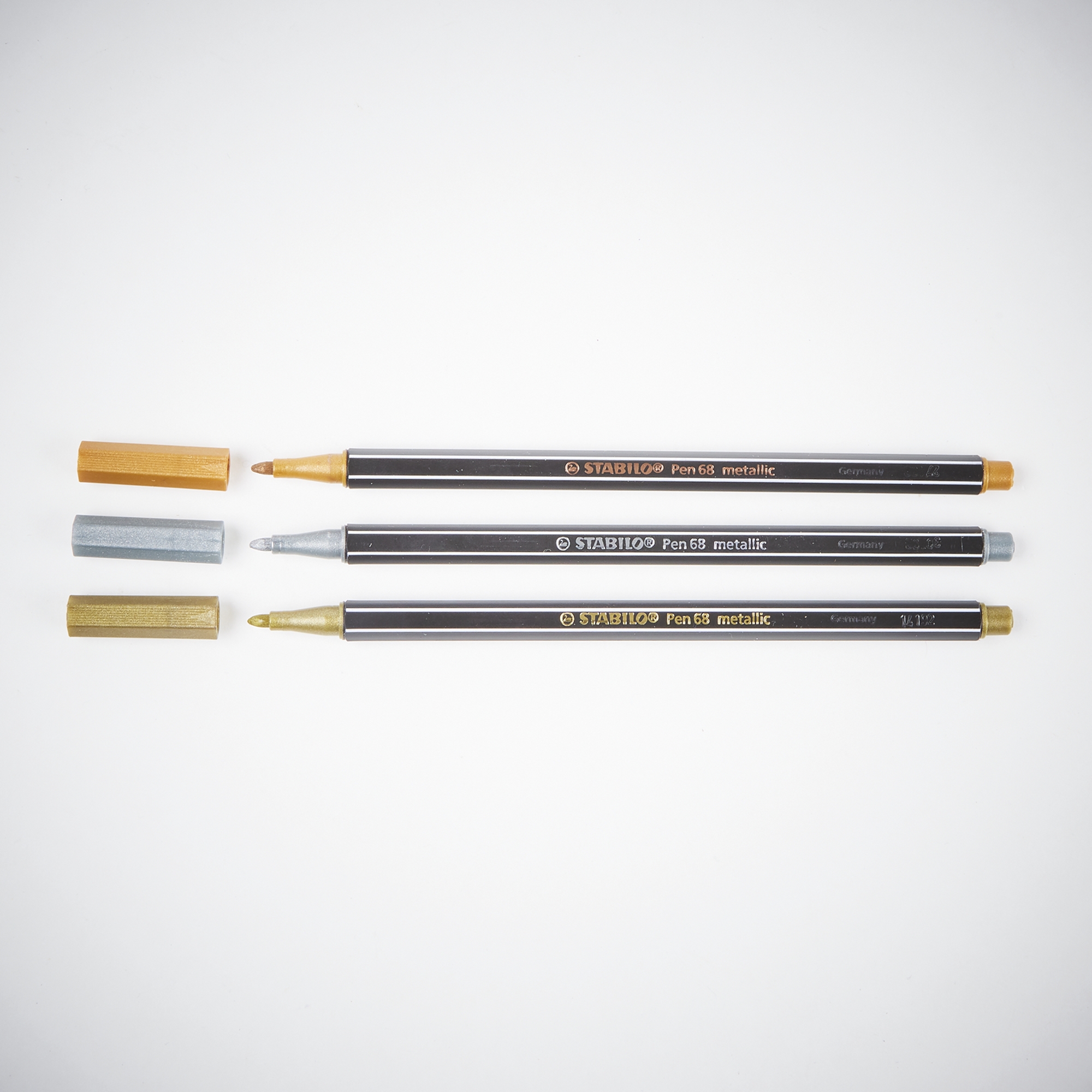 Stabilo Pen68 Metallic 3pcs