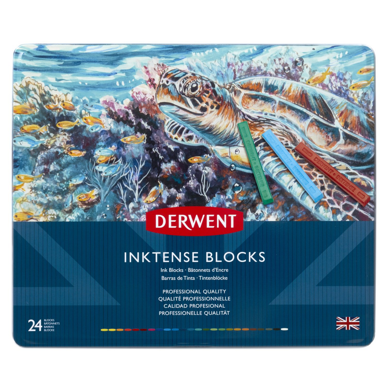 Derwent Inktense Blocks - Tin 24