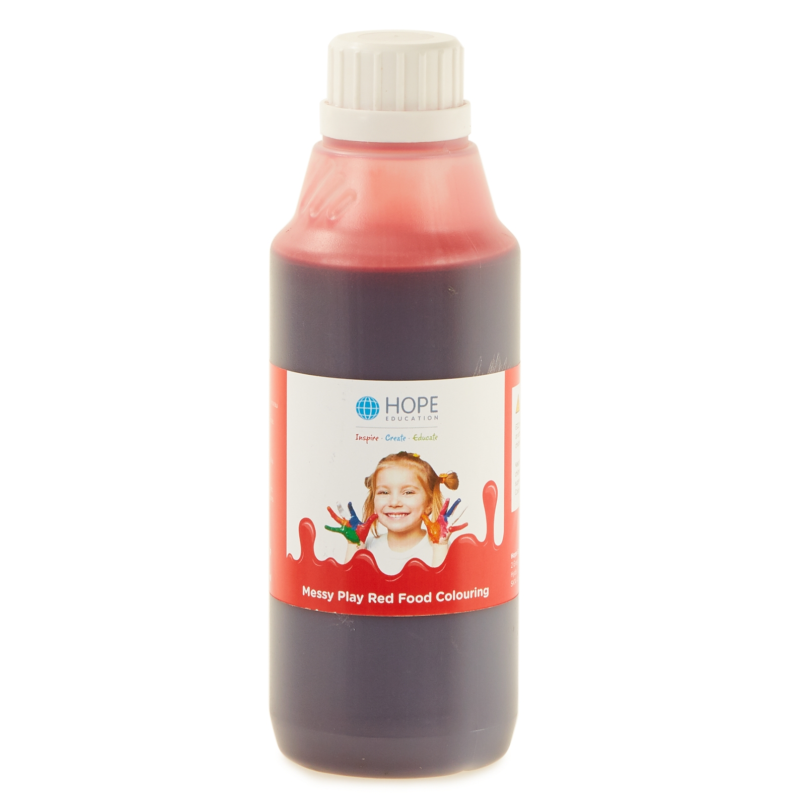 Messy/Sensory Play Food Colouring - Red - 500ml - Each