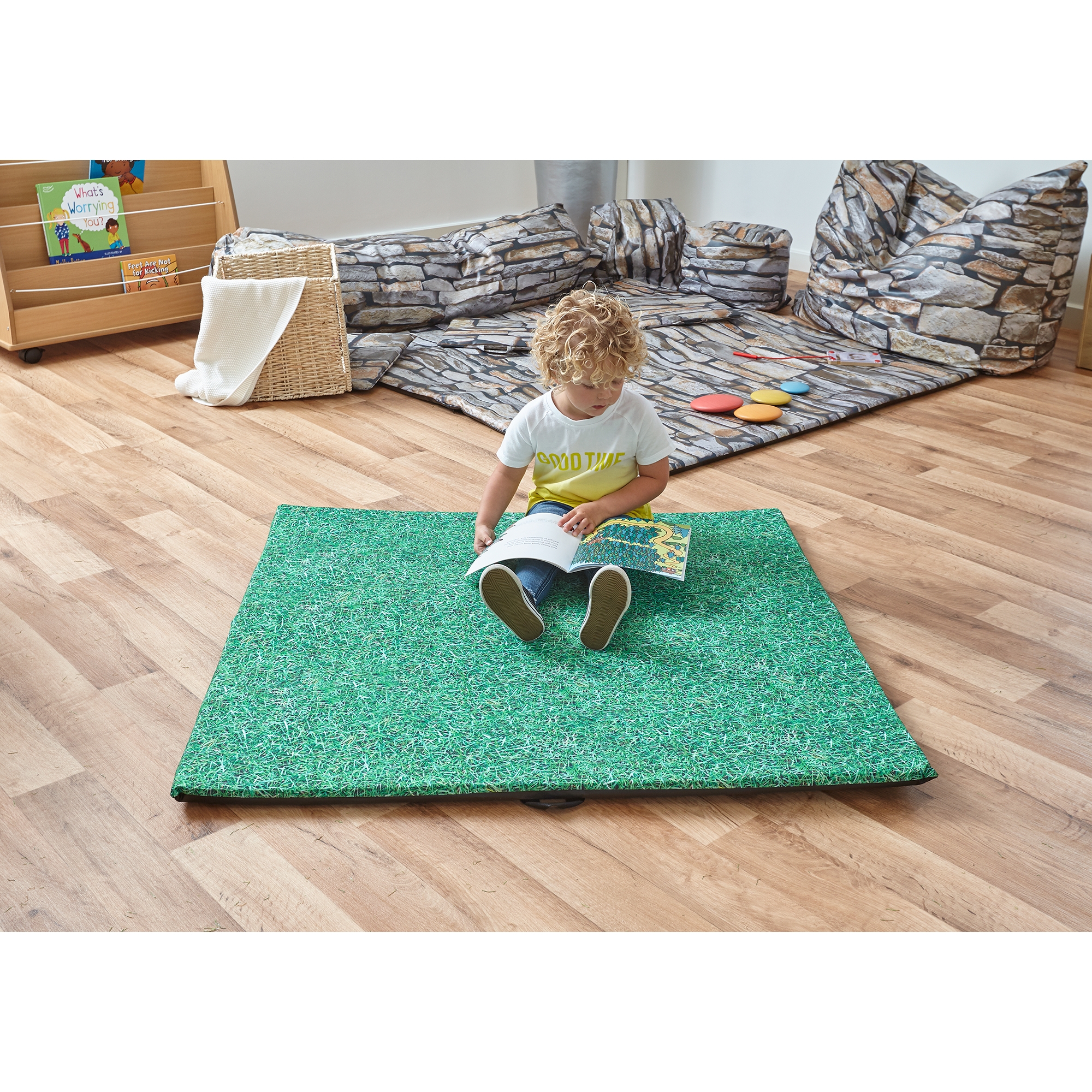 Indoor-outdoor Mat Grass Design