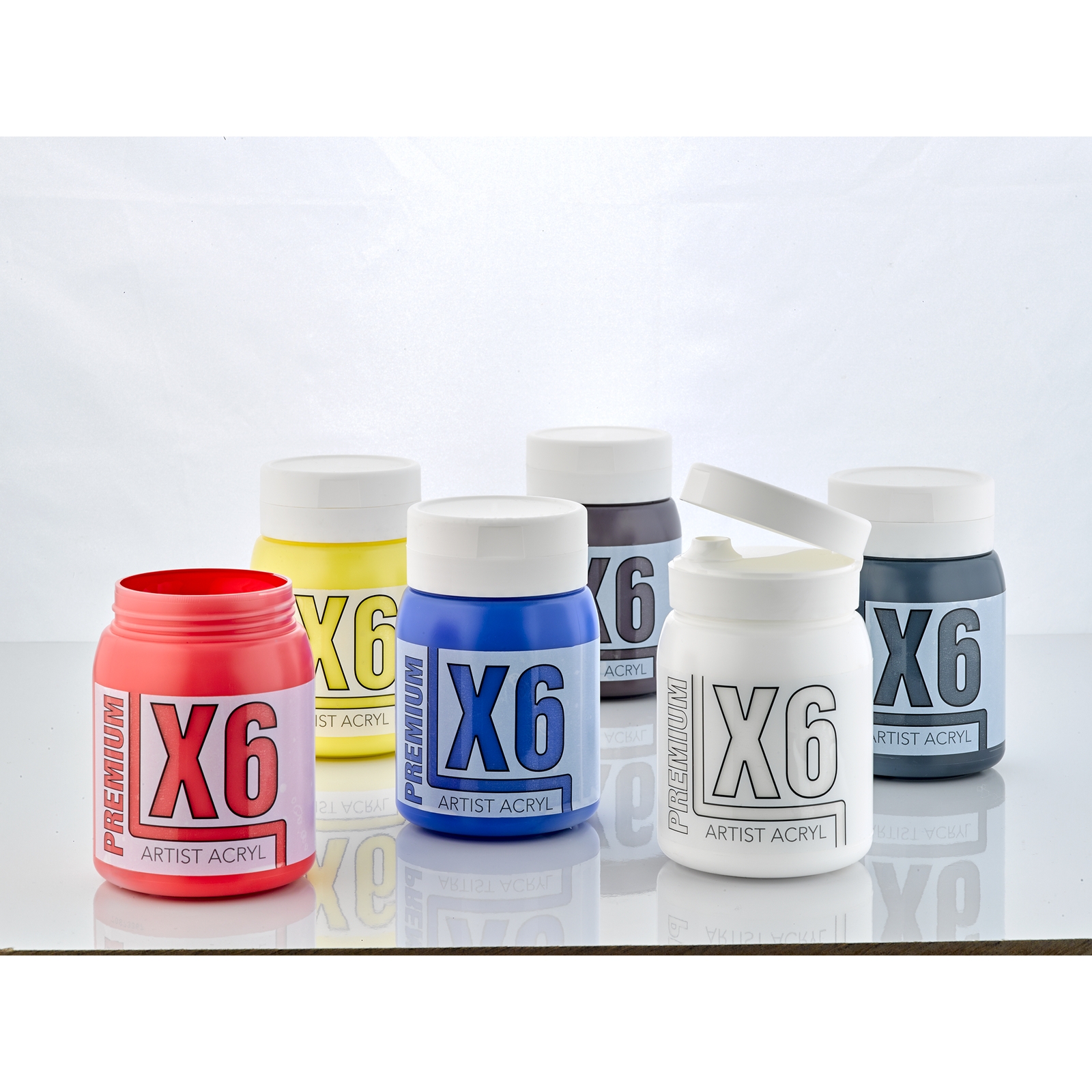 X6 Premium Acryl 500ml Assorted Set