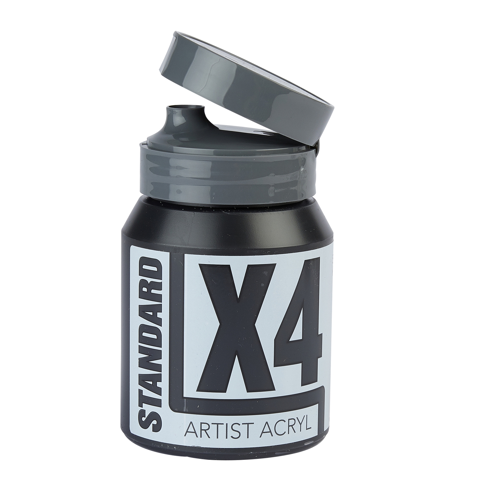 Specialist Crafts X4 Standard Ivory Black Acryl/Acrylic Paint - 500ml - Each