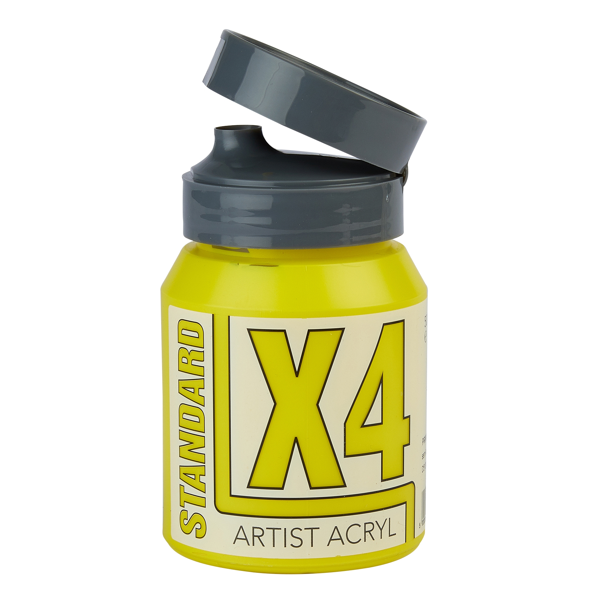 X4 Stndrd Acryl 500ml Primary Yellow