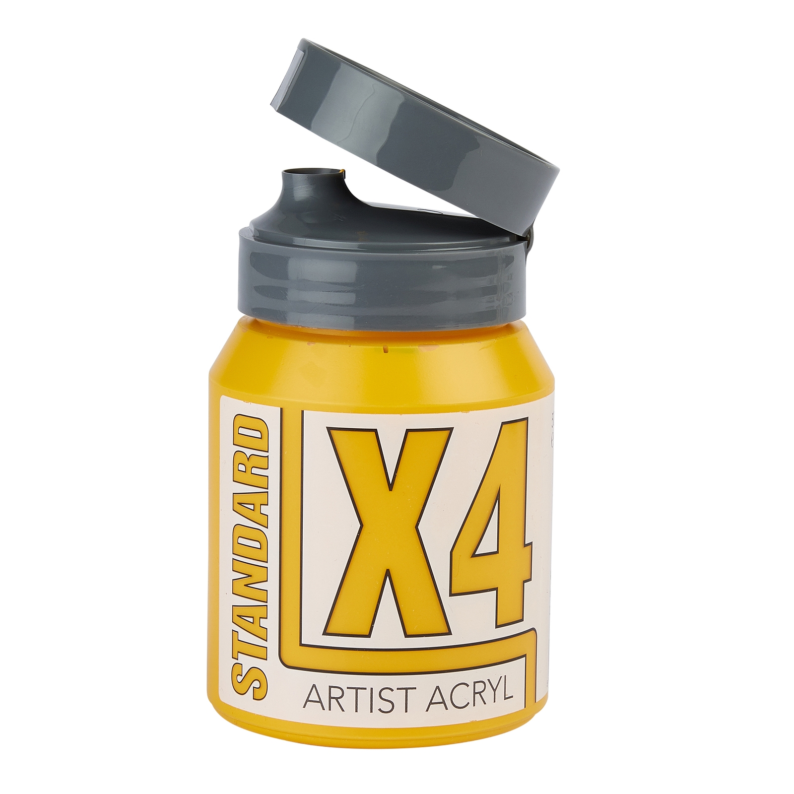 Specialist Crafts X4 Standard Azo Yellow Deep Acryl/Acrylic Paint - 500ml - Each