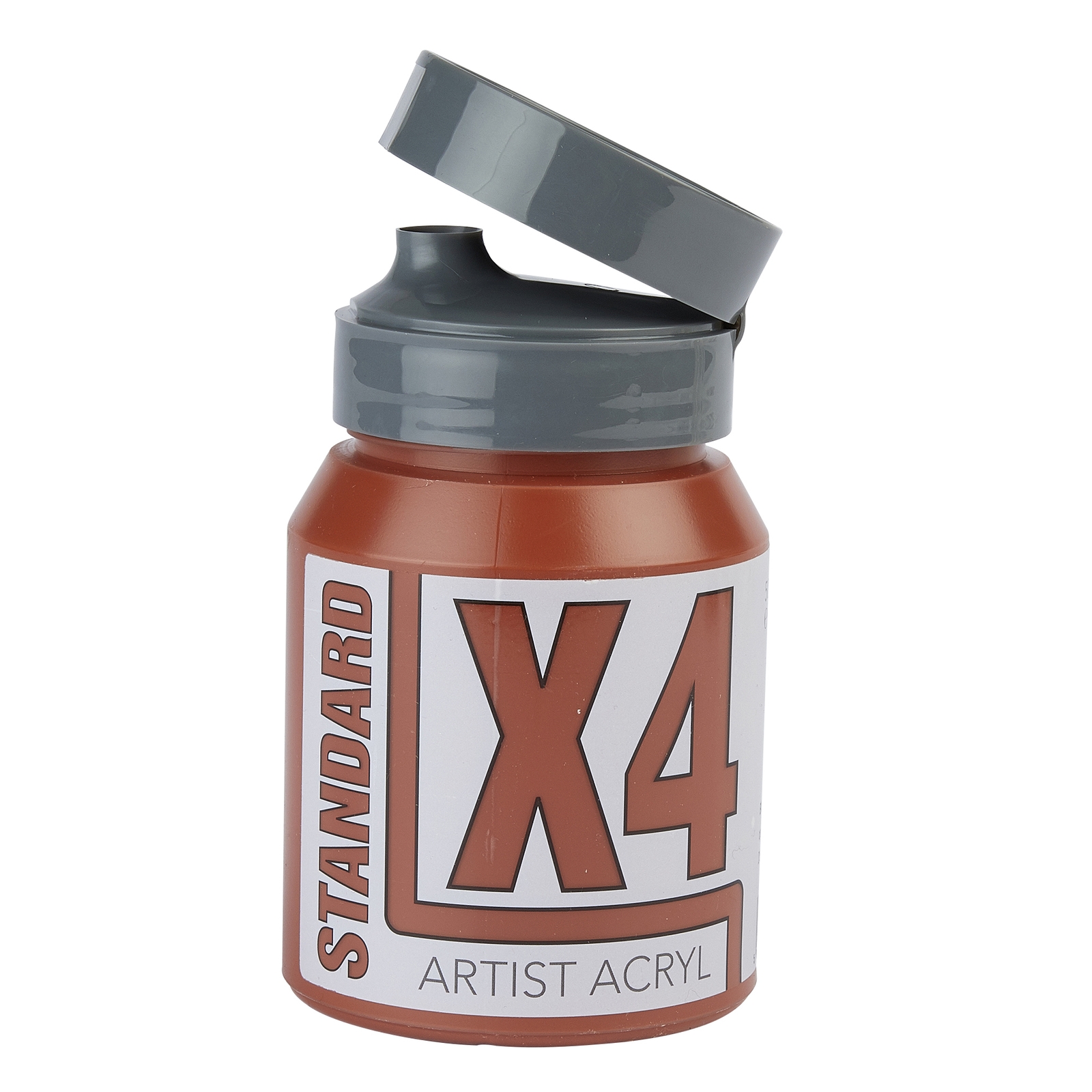 Specialist Crafts X4 Standard Burnt Sienna Acryl/Acrylic Paint - 500ml - Each