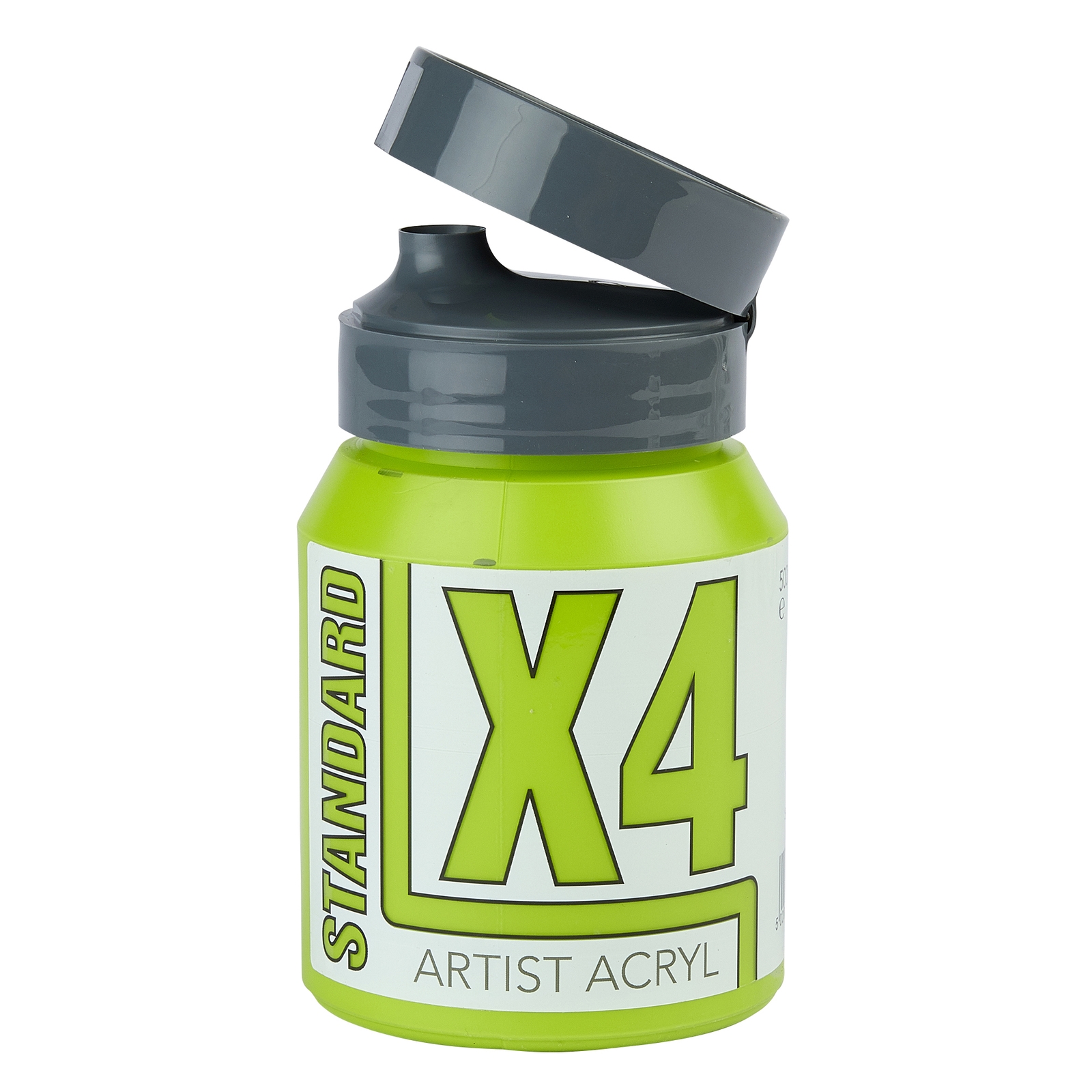 Specialist Crafts X4 Standard Yellow Green Acryl/Acrylic Paint - 500ml - Each