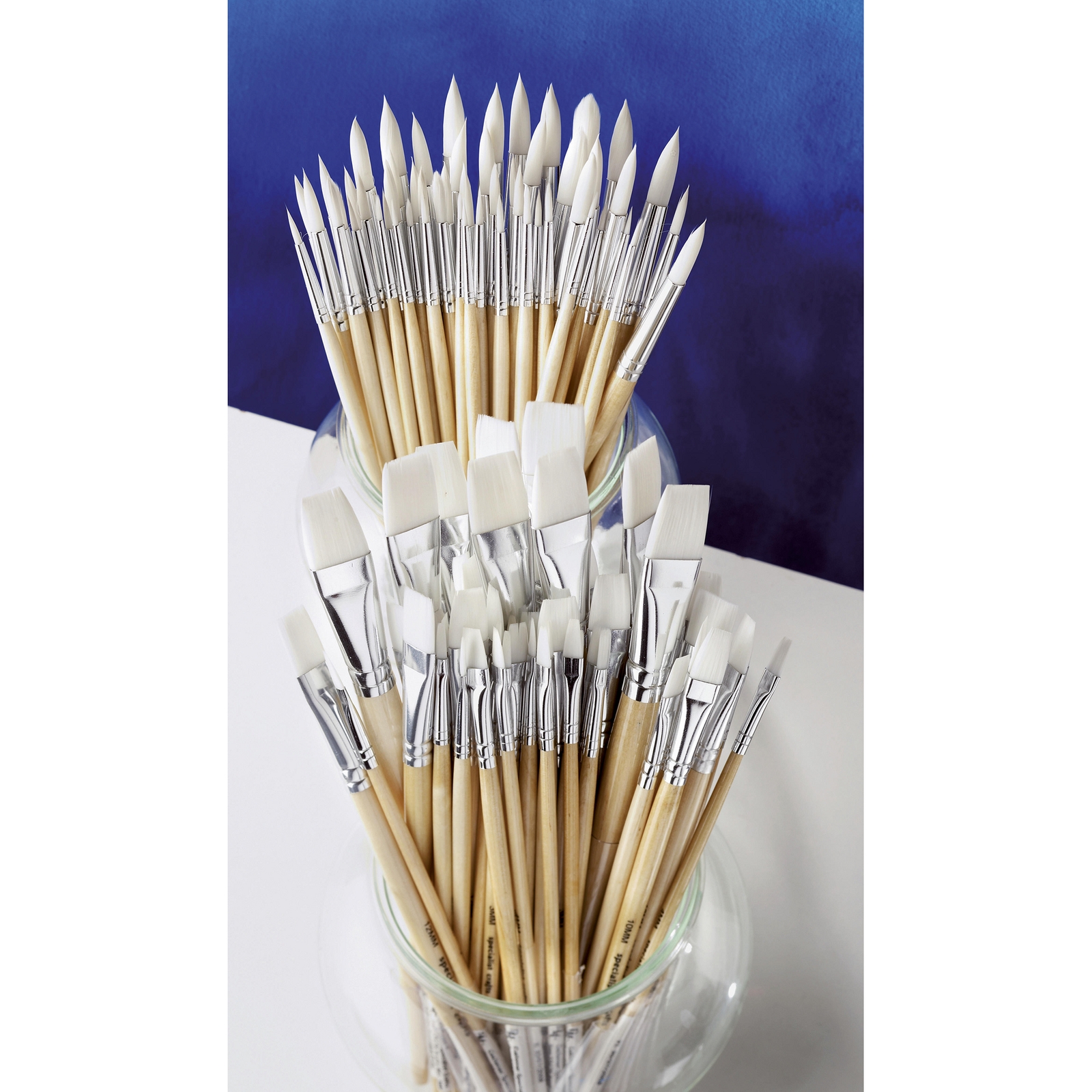 Essential Round Watercolour Brush Bulk Pack