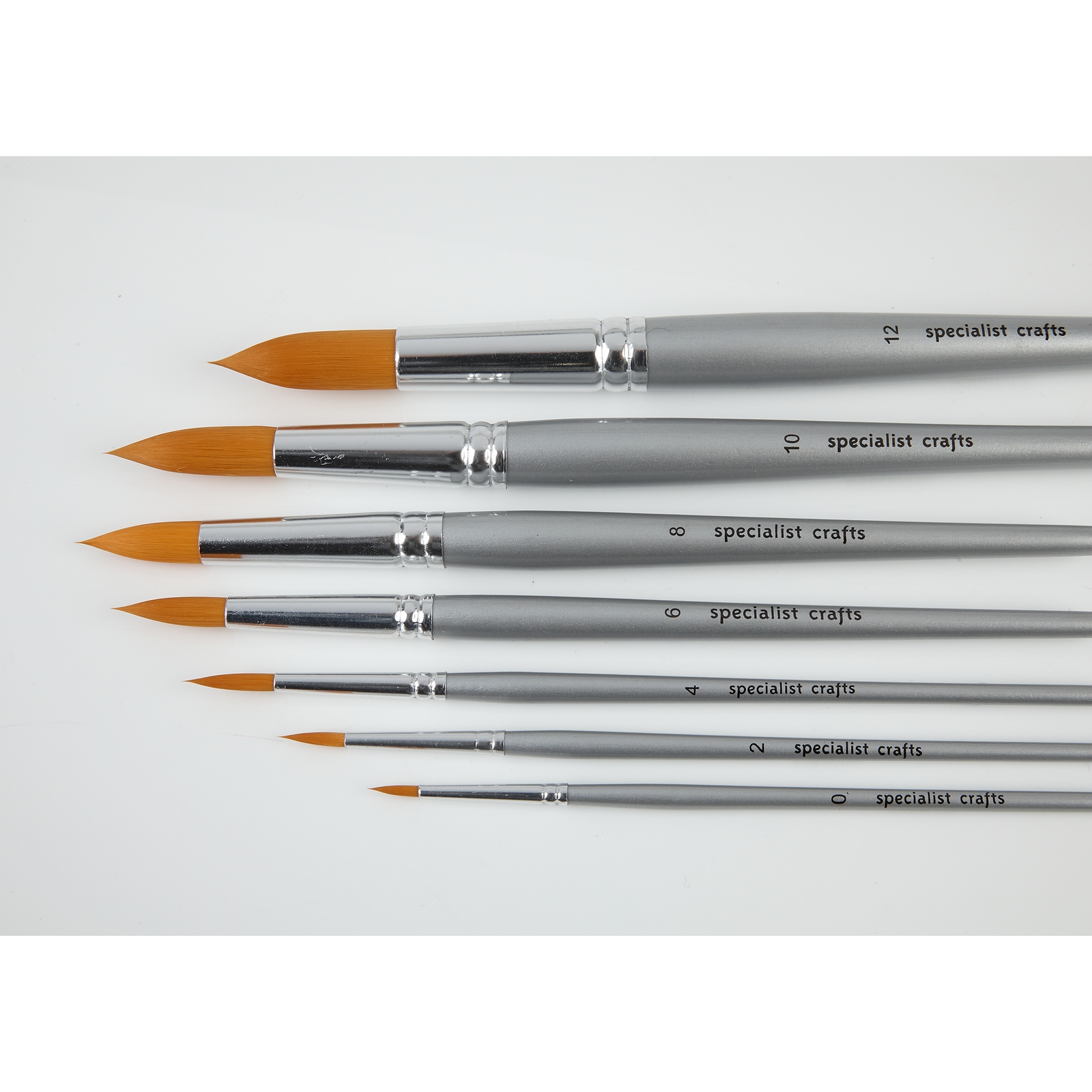 Student Round Synthetic Brush Set - Short Handled