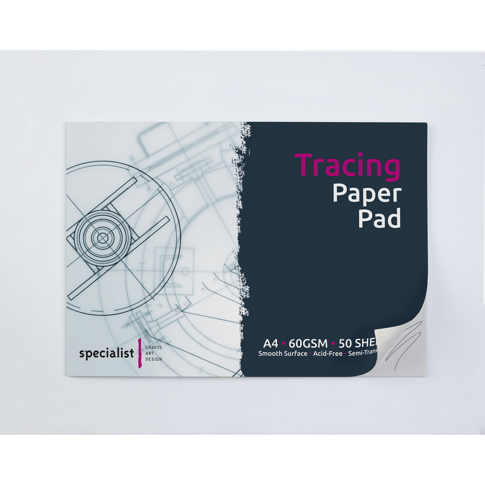 Sc Tracing Paper Pad A4 60gsm 50 Sheets