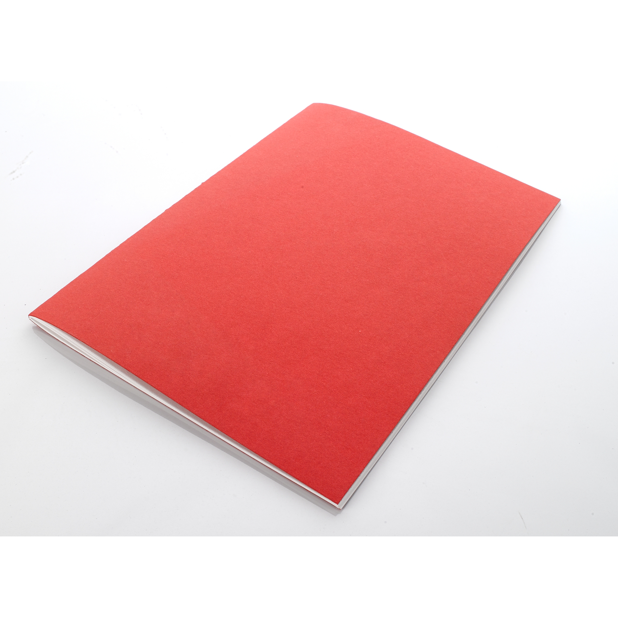 Stapled Sketchbook A4 105gsm Pk10 Red