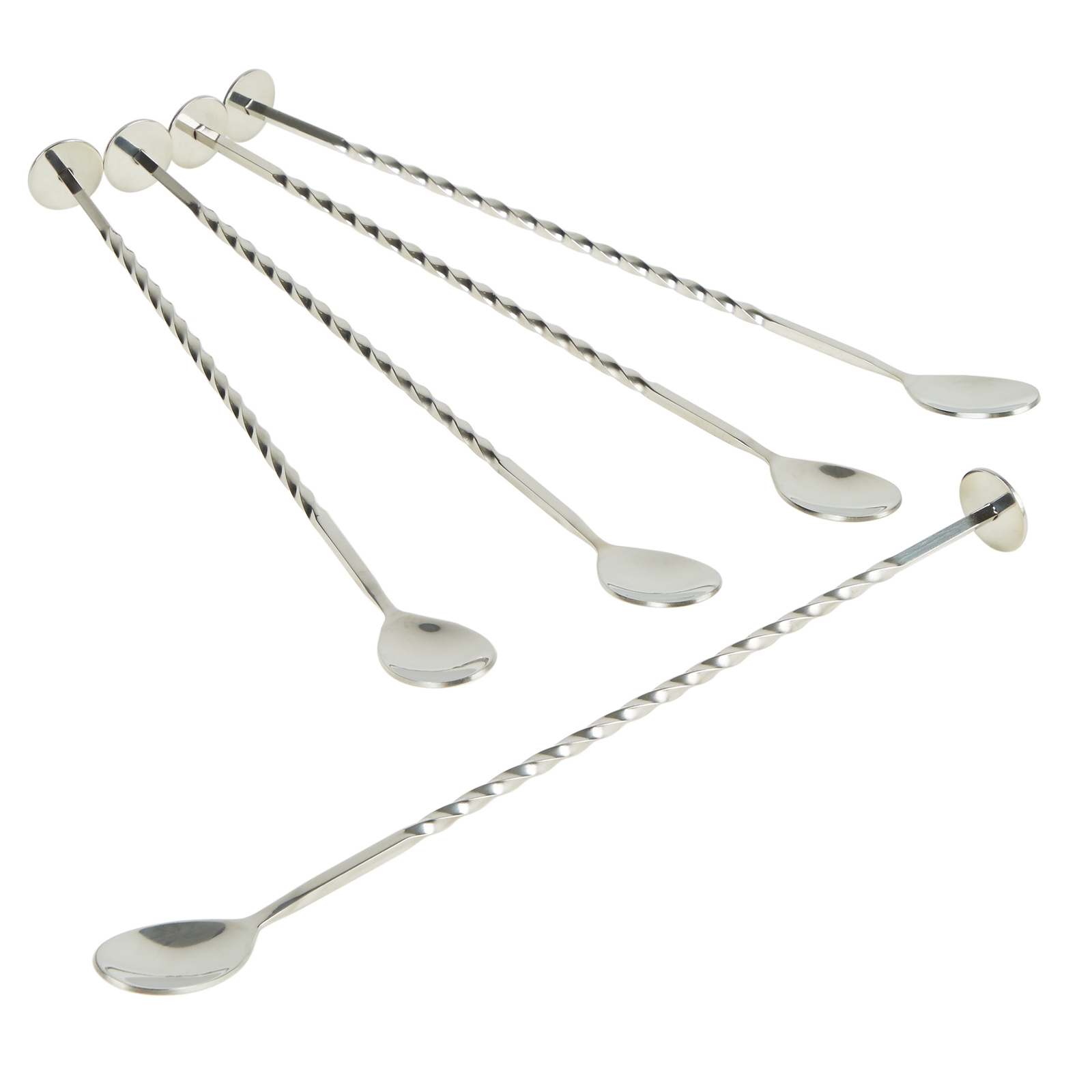Metal Twisty Spoons Pk 5