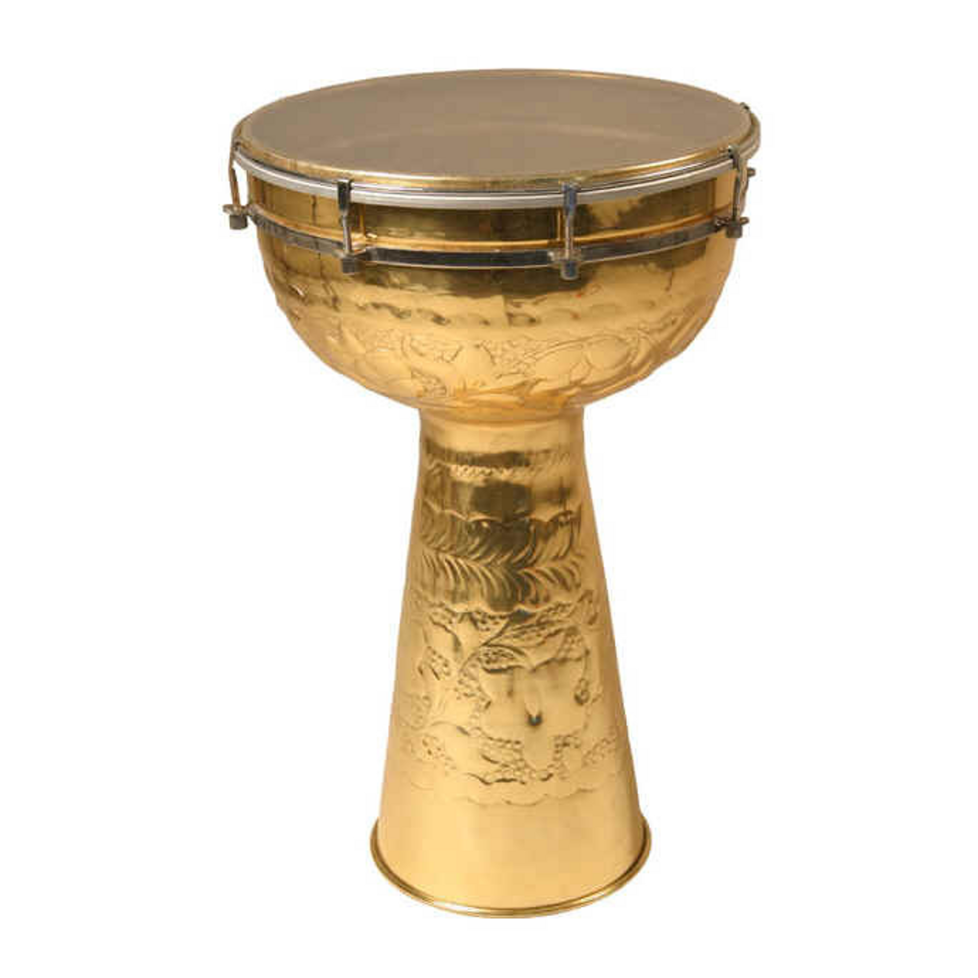 Brass Embossed Doumbek 10