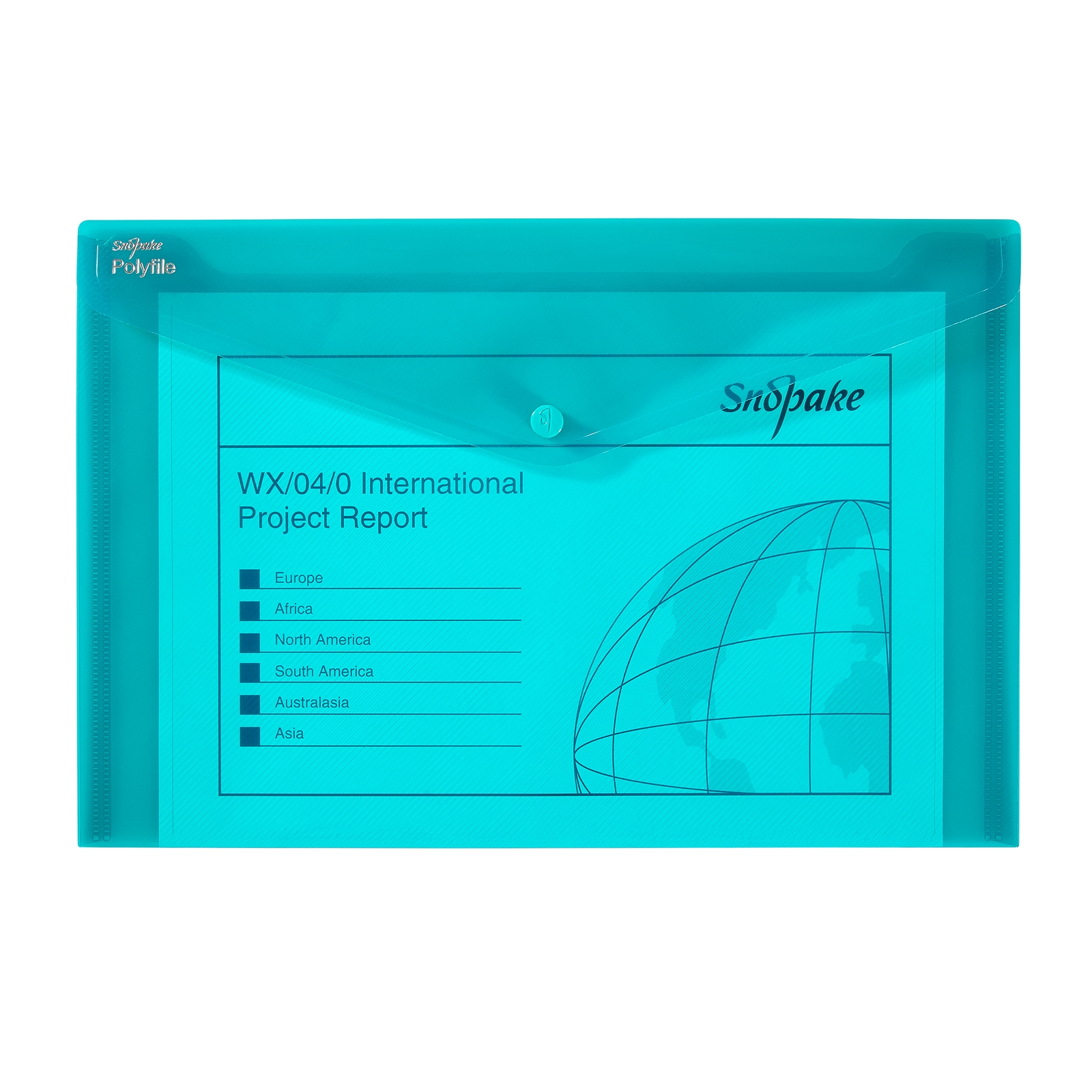 Foolscap Popper Wallet Green