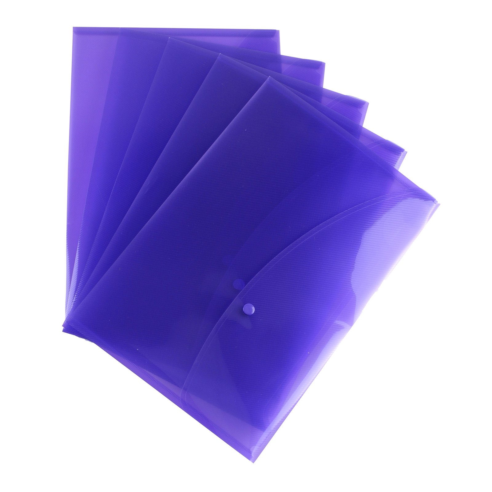 A4 Popper Wallets Purple