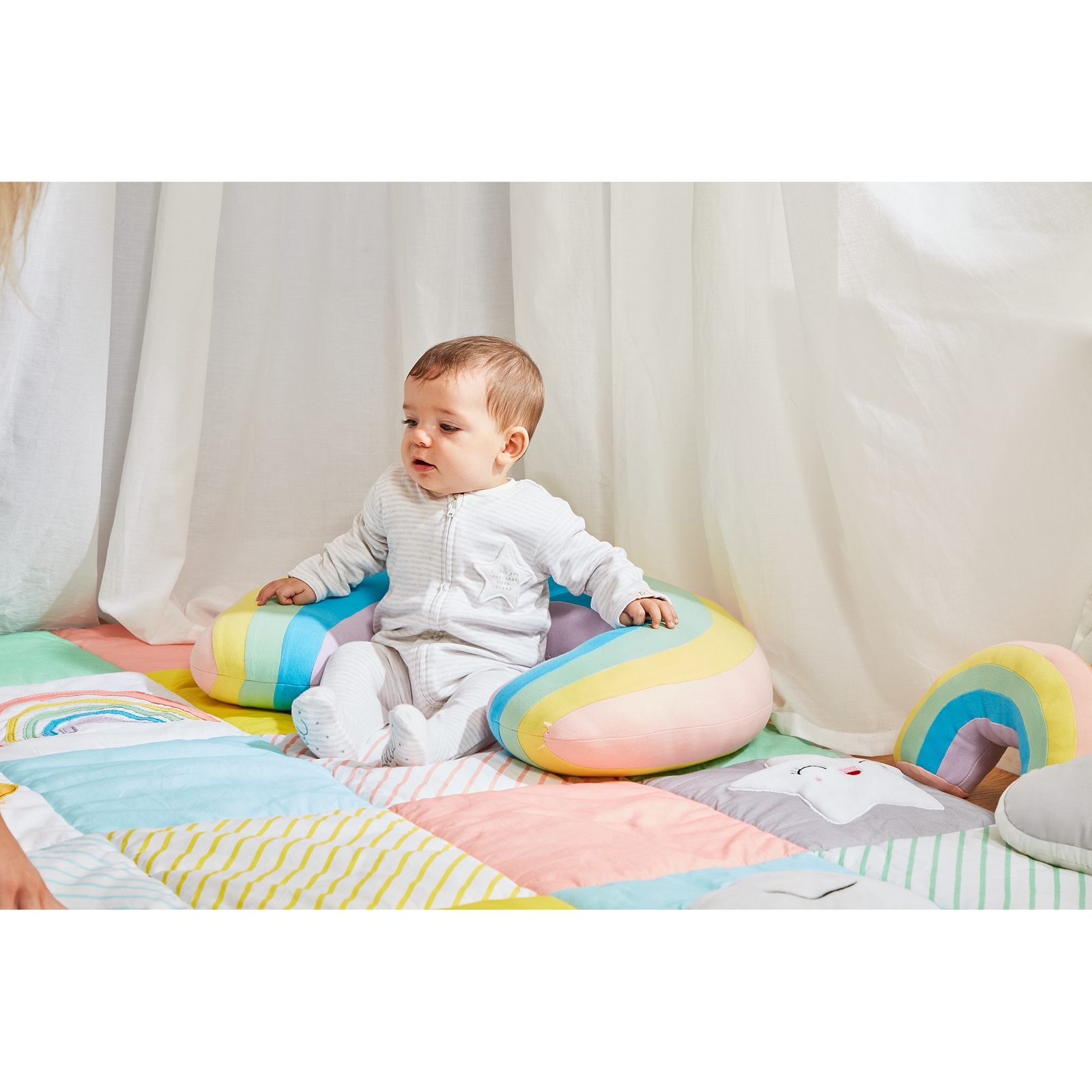 Rainbow Sit Up Cushion from Hope Education