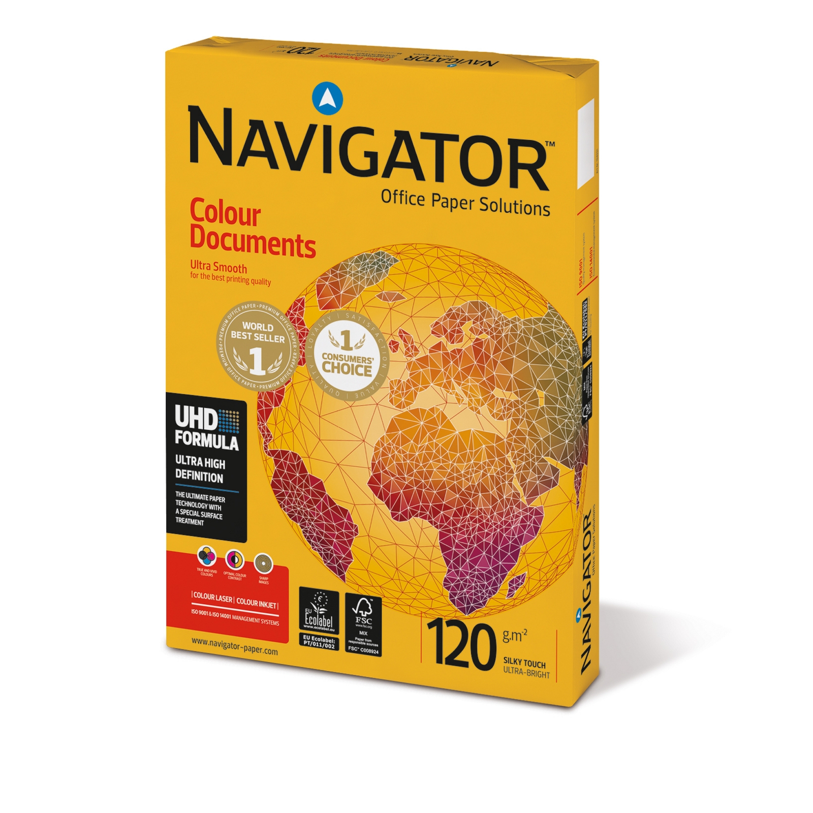 A4/210 x 297mm Navigator Copier Card - 120gsm - Pack of 250