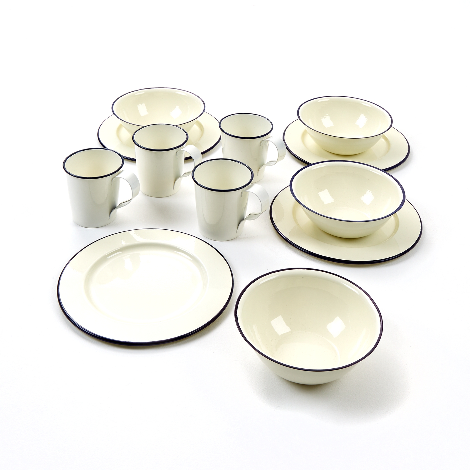 Enamel Tableware Set