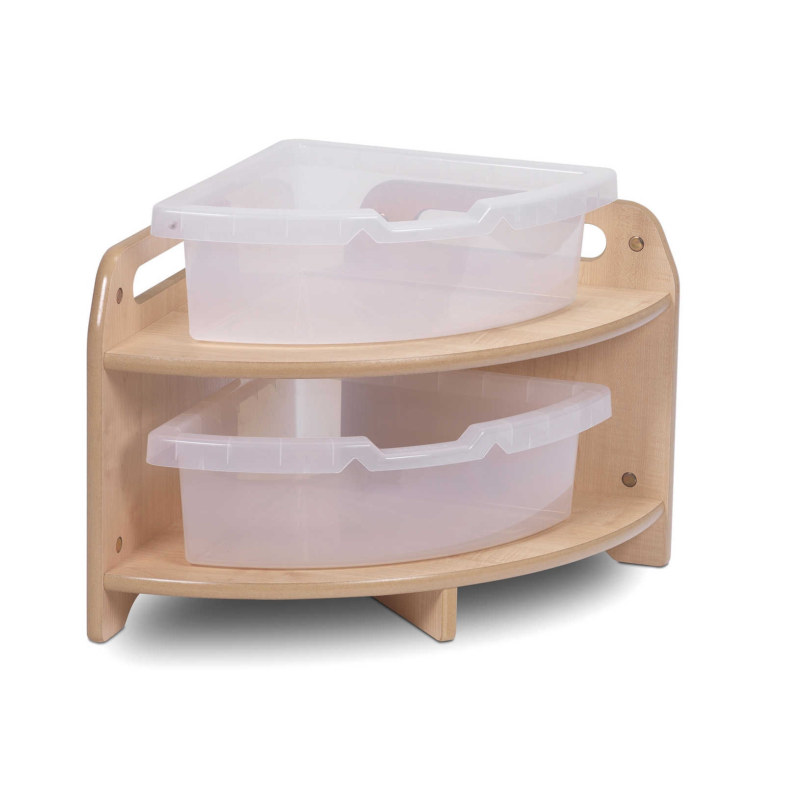 Playscapes Low Corner Unit With 2 Clear Tubs