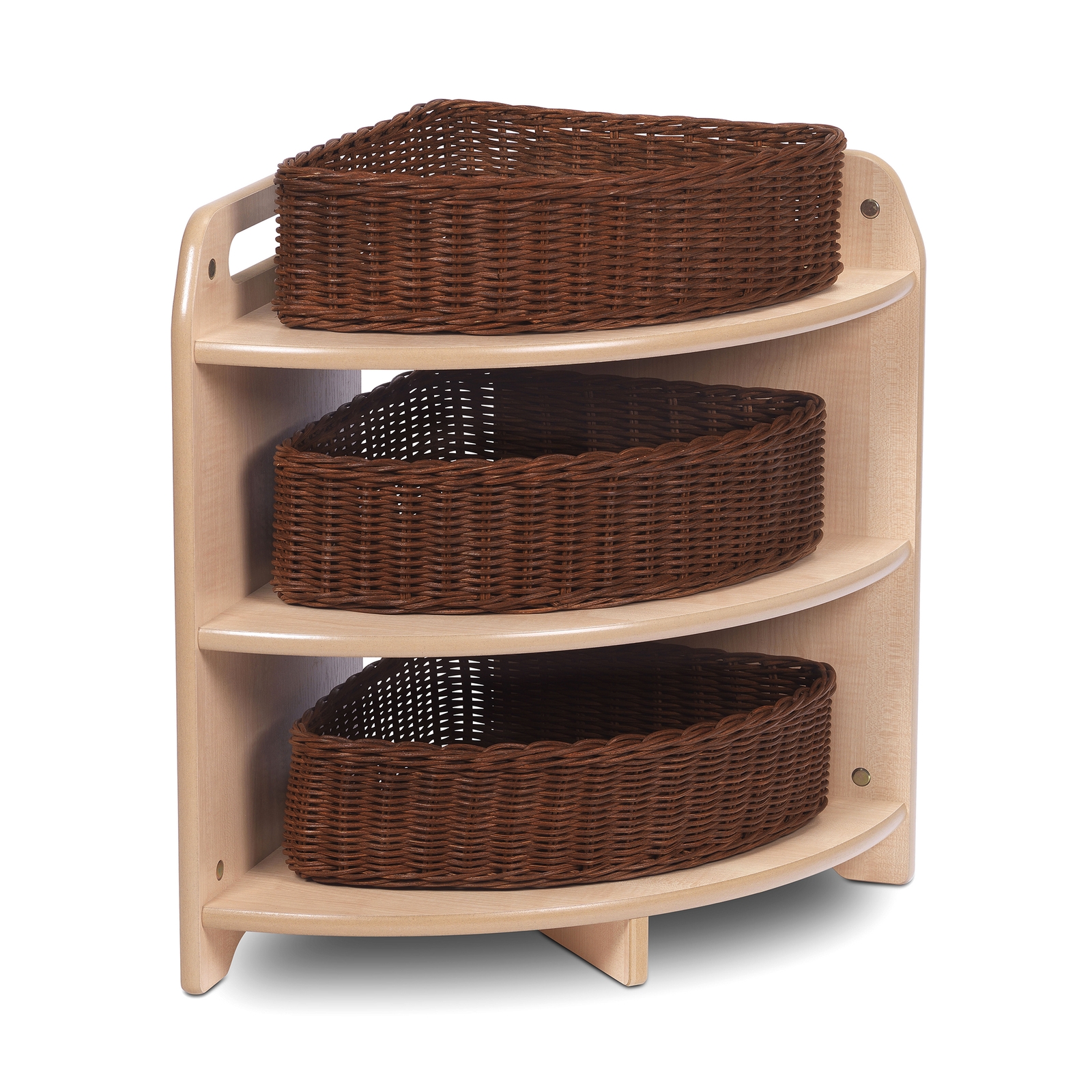 Playscapes Tall 90 Degree Corner Unit With 3baskets