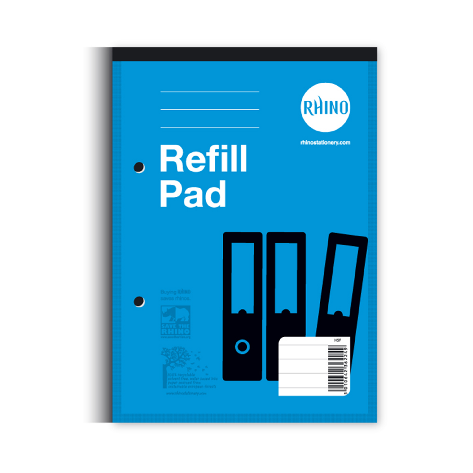 HE1853711 - Refill Pads A5 60p 8mm Margin Blue P6 | Hope Education