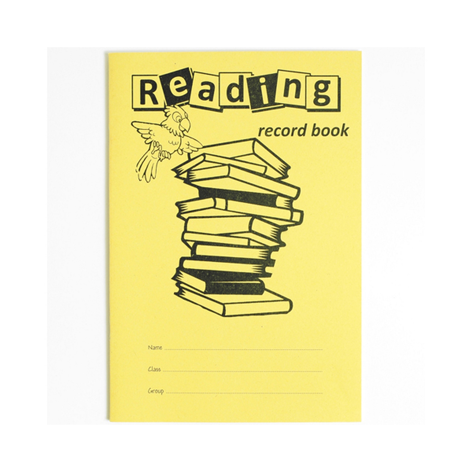 A5/210 x 148mm Yellow Cover Reading Record - 32 Page - Pack of 100